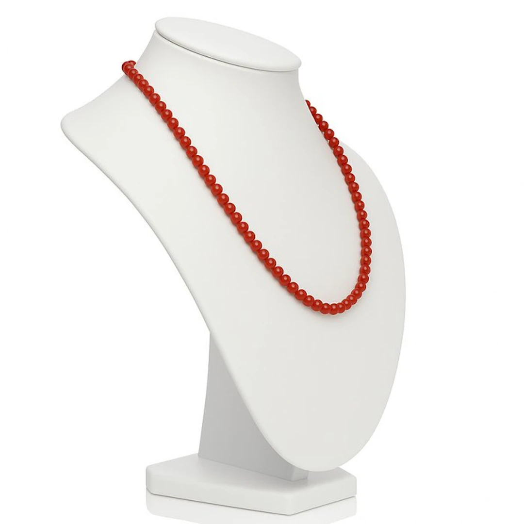 Coral - 18 kt. - Yellow gold - Necklace