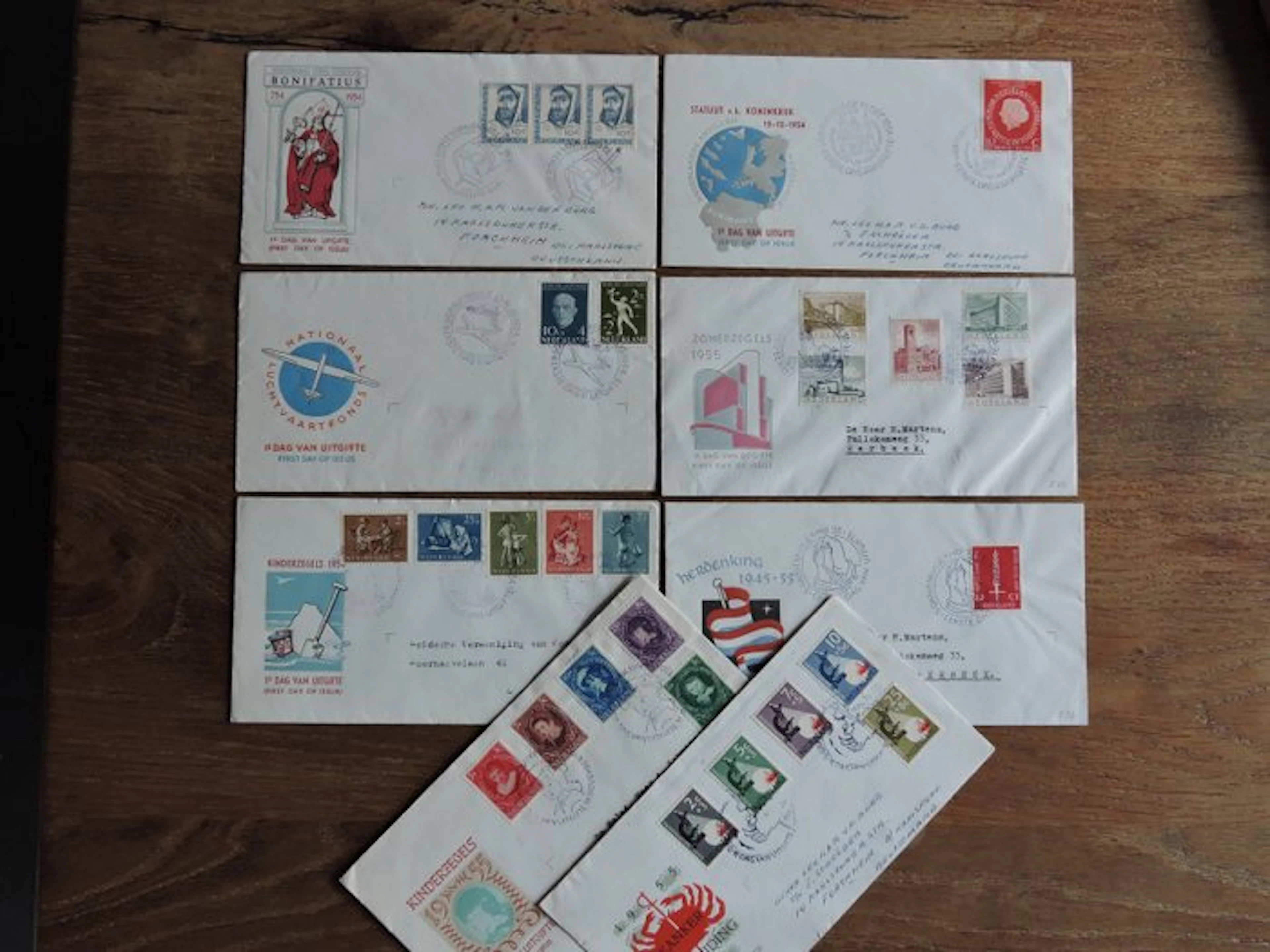 Netherlands 1954/1955 - nice specimens
