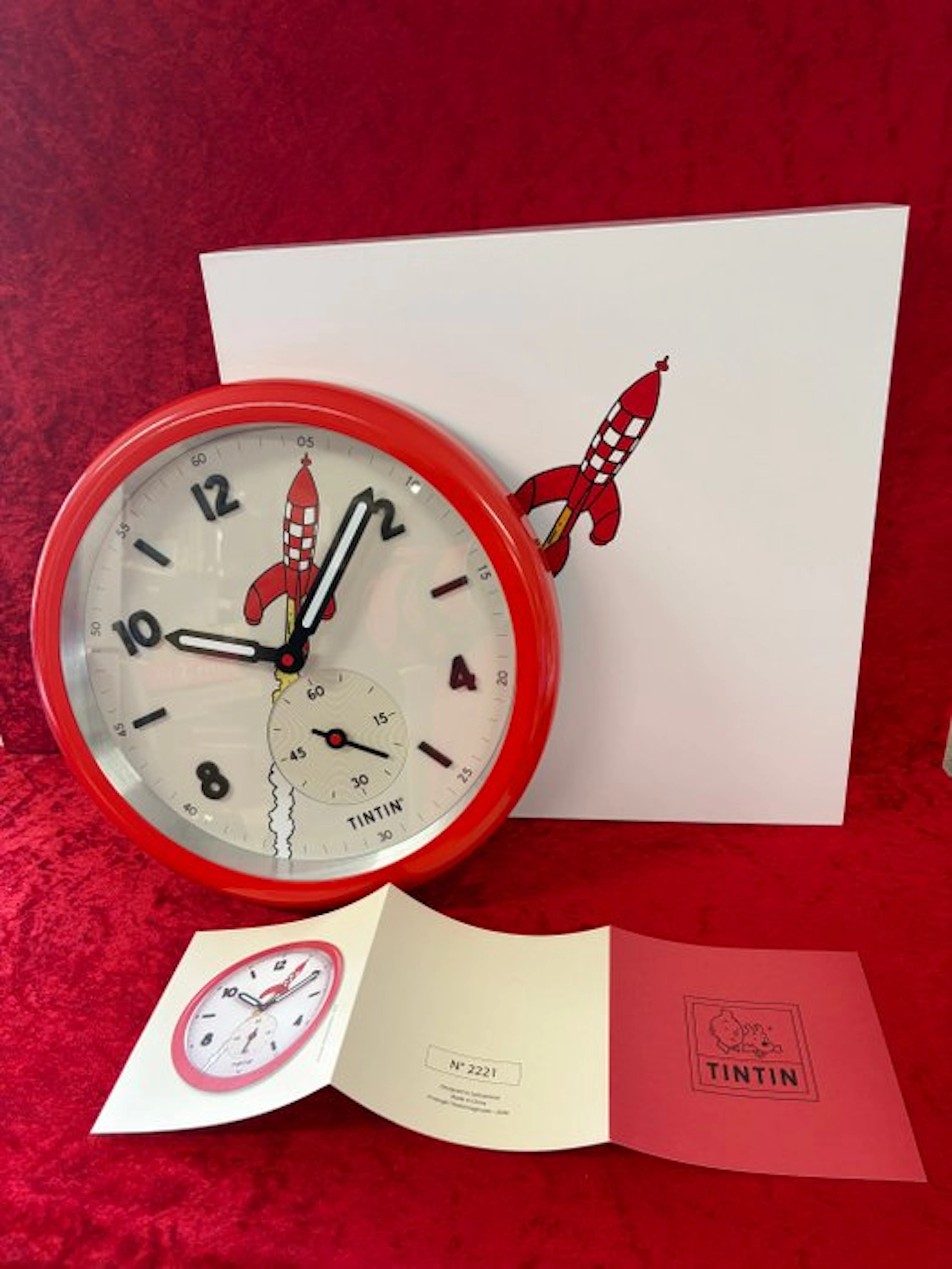 Kuifje 82056 - Kuifje wandklok - 1 WandKlok - Limited and...