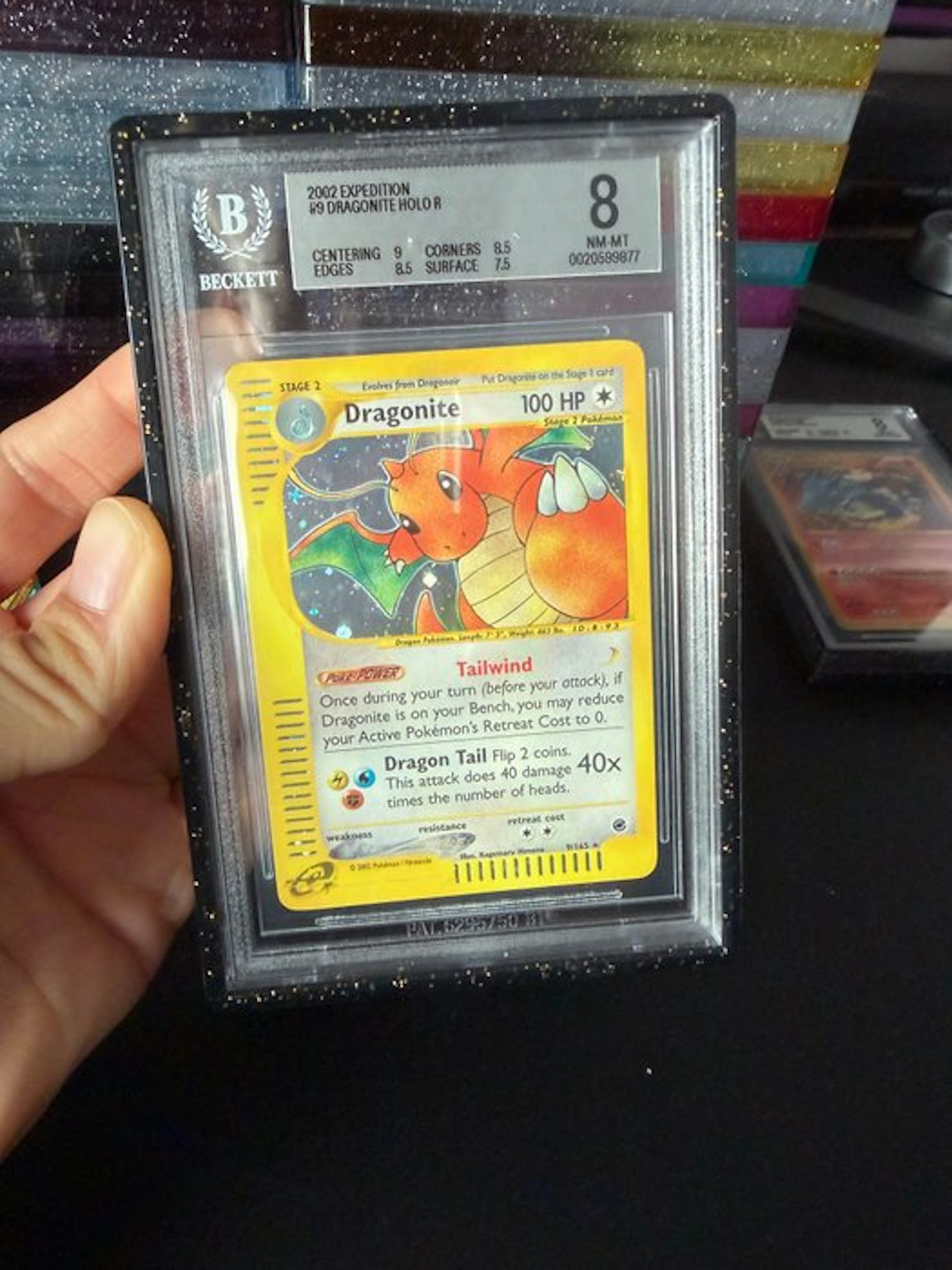 Pokémon - 1 Graded card - Dragonite 9/165 Foil - Beckett...