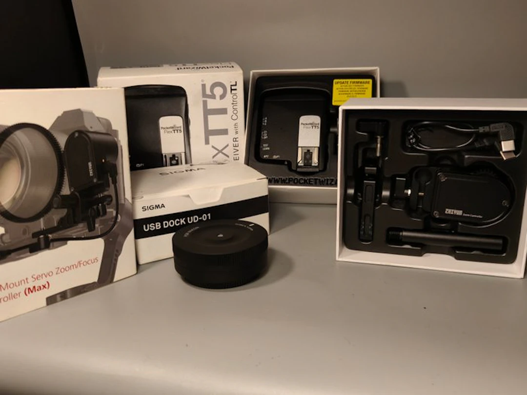 Sigma, Zhiyun PocketWizard, Sigma e controller Zhiyun Analogue camera