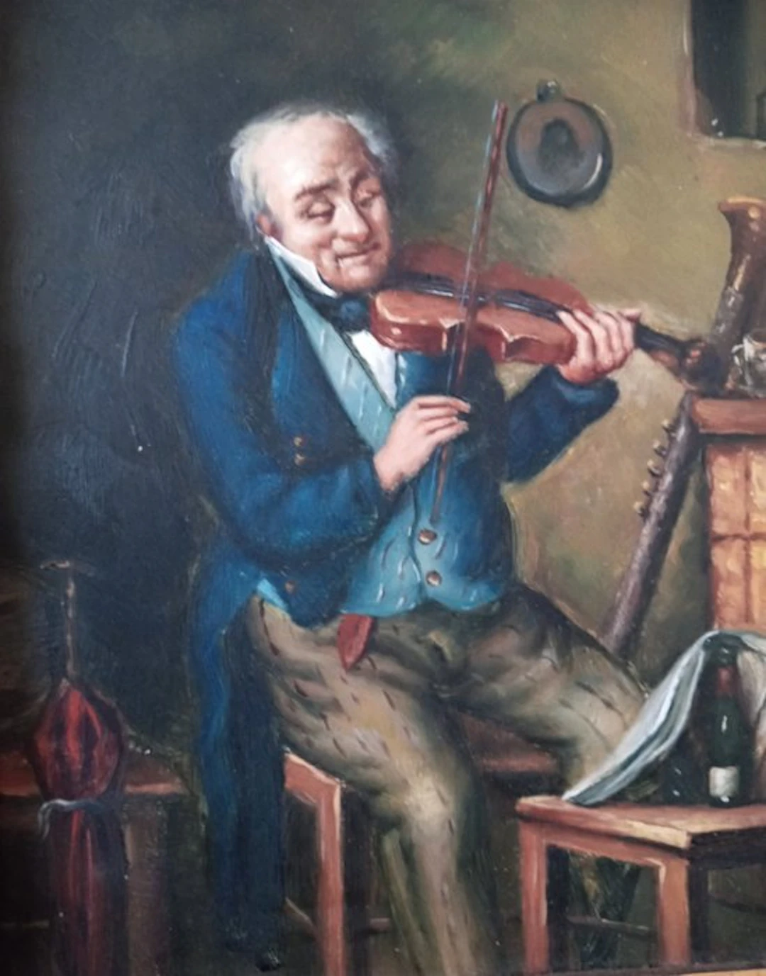 Italian school (XX) - Suonatore di violino