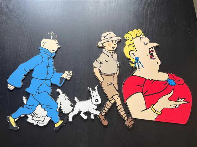 Tintin - 3 wall decor - Trousselier