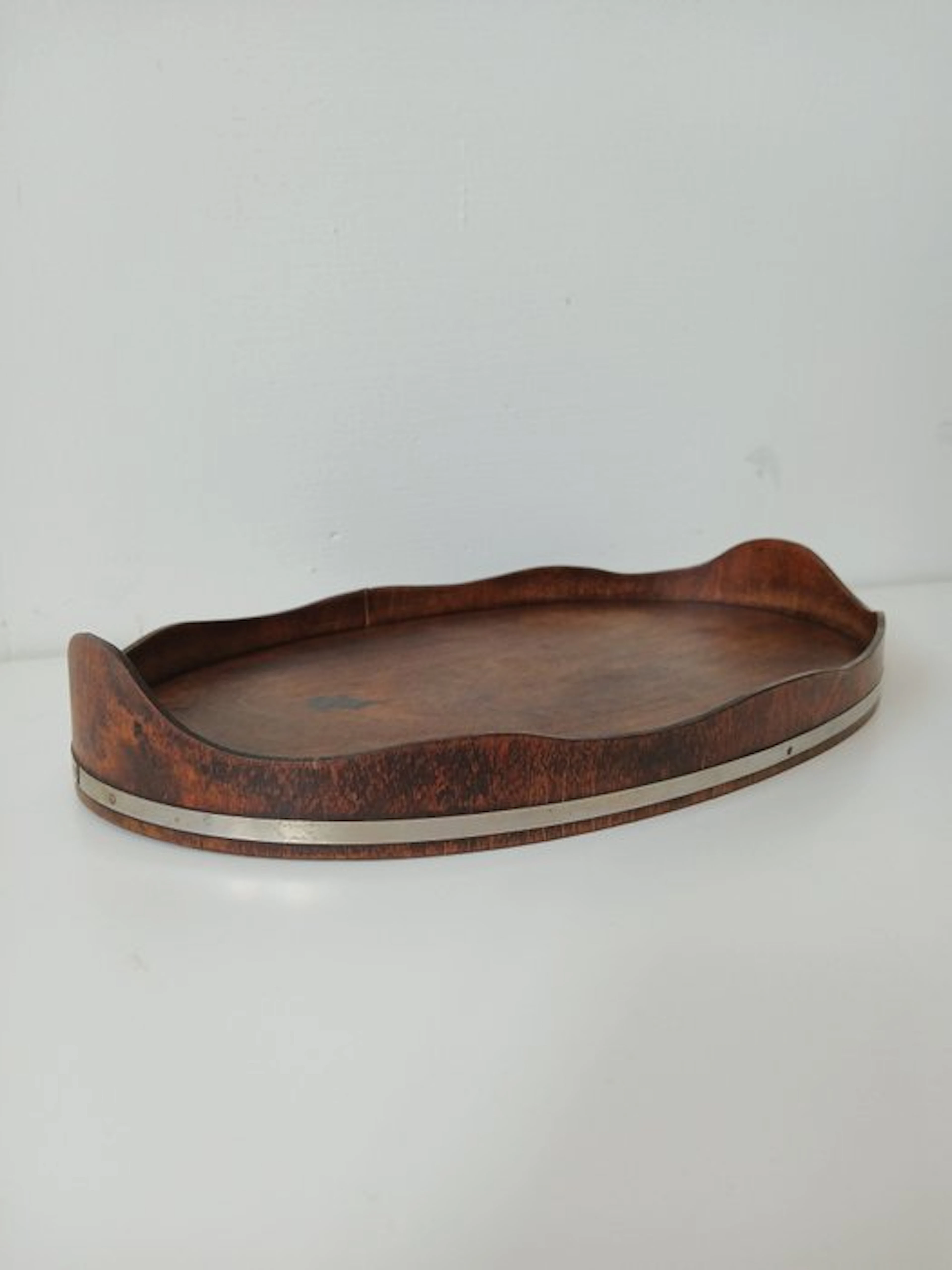 Tray - Mahogany - Antiques - 19th century