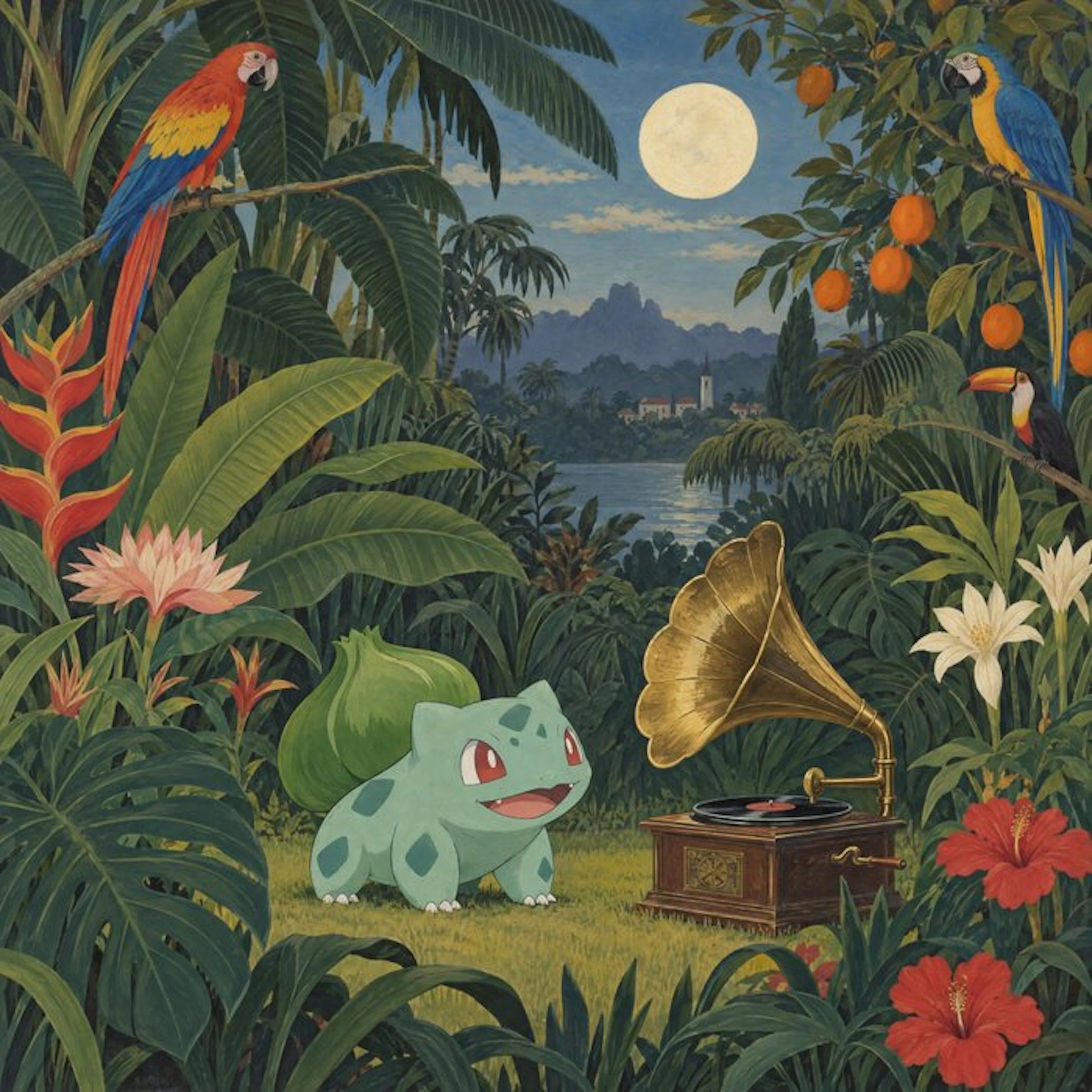 MEDSAN - Bulbasaur's Jungle Gramophone (フシギダネとジャングルの蓄音機) - UNIQUE WORK