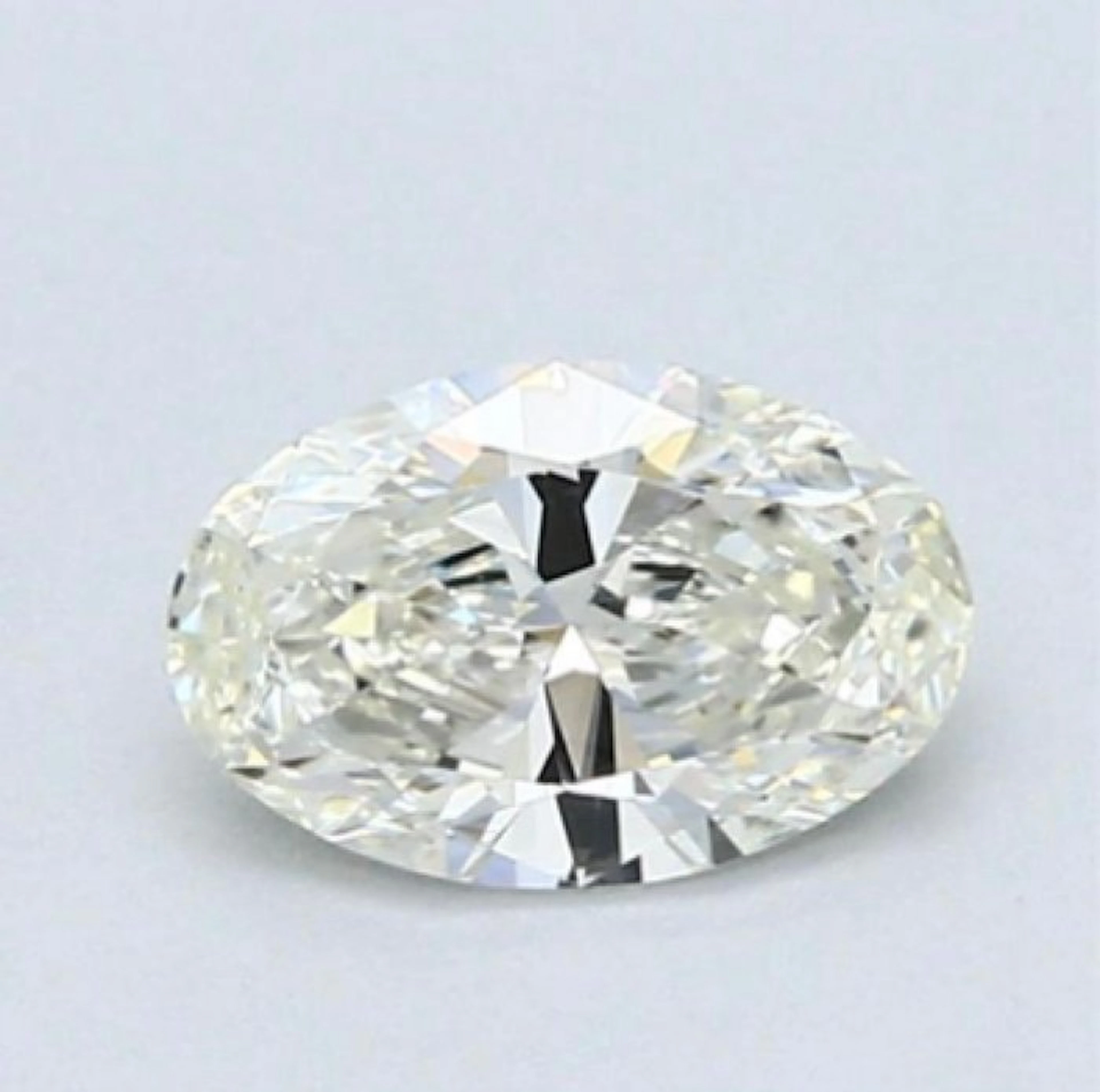 1 pcs Diamond (Natural) - 0.54 ct - Oval - J - VVS1...