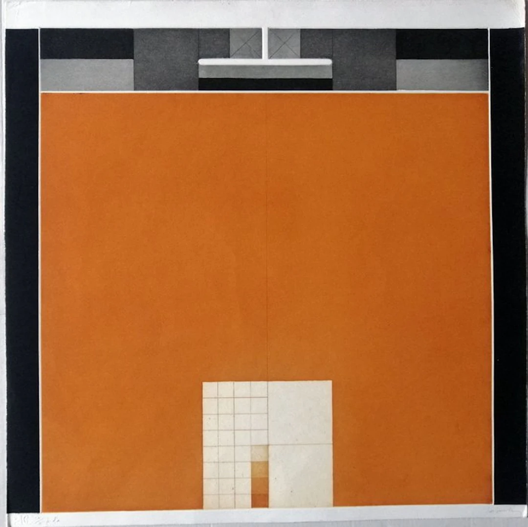 Giò Pomodoro (1930-2002) - I misuratori - Acquaforte e acquatinta, 2RC 1971
