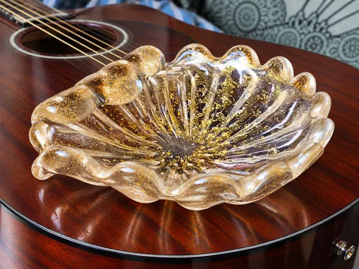 Attr. Barovier&Toso - Ercole Barovier - Bowl - Coppa in cristallo costolato