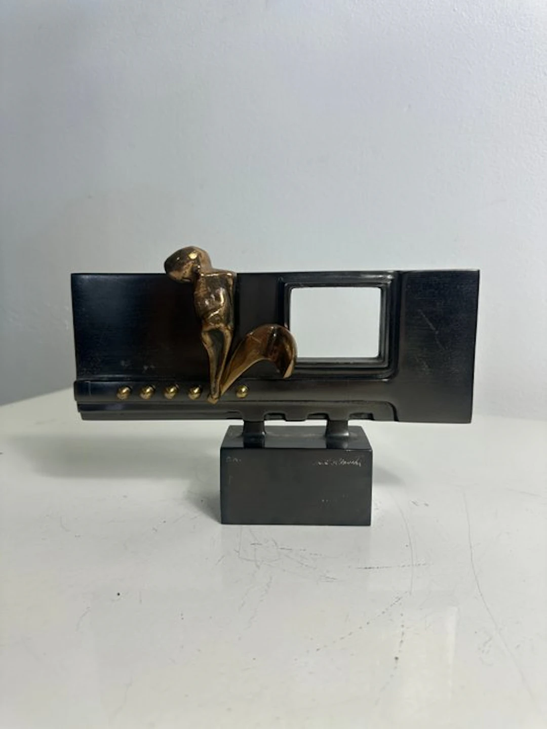 Nado Canuti (1929) - Sculpture, Onirogramma - prova d’artista - 16 cm - Copper
