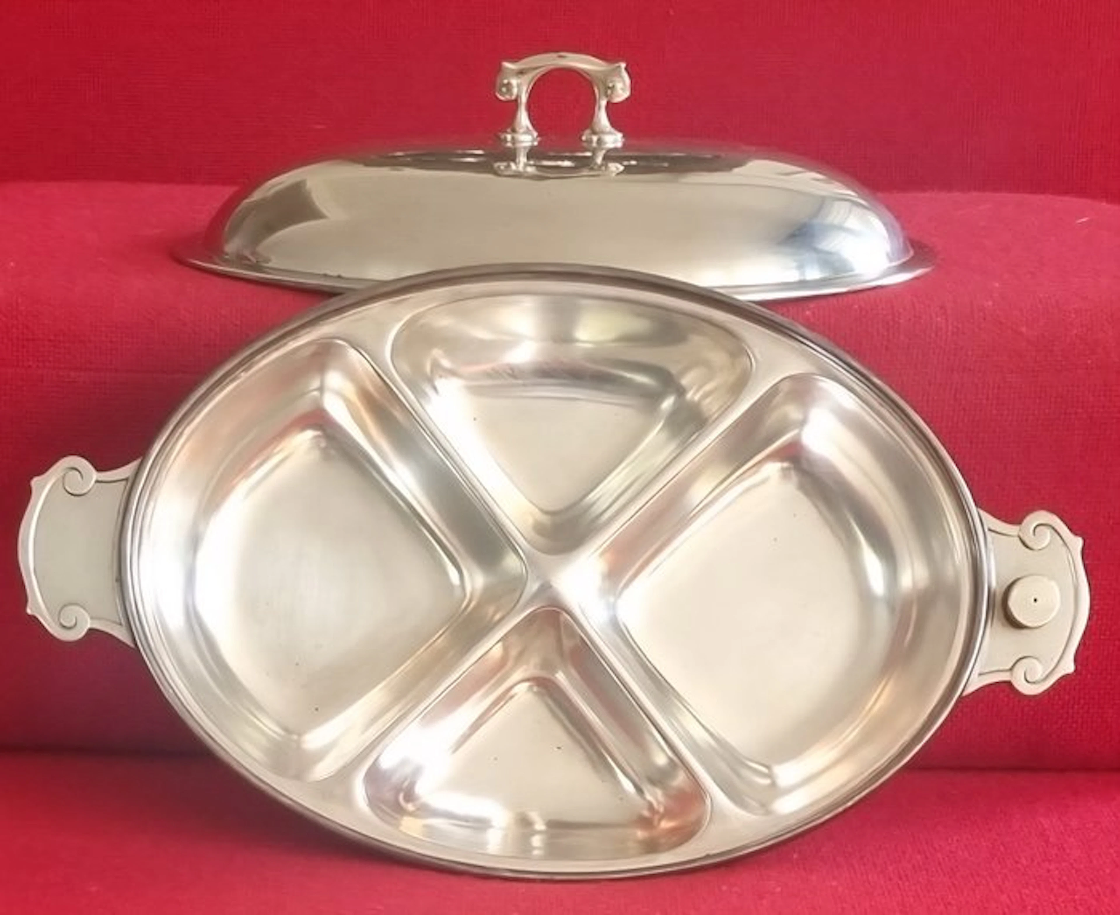 Durousseau - Serving dish - Silverplated - chafing dish