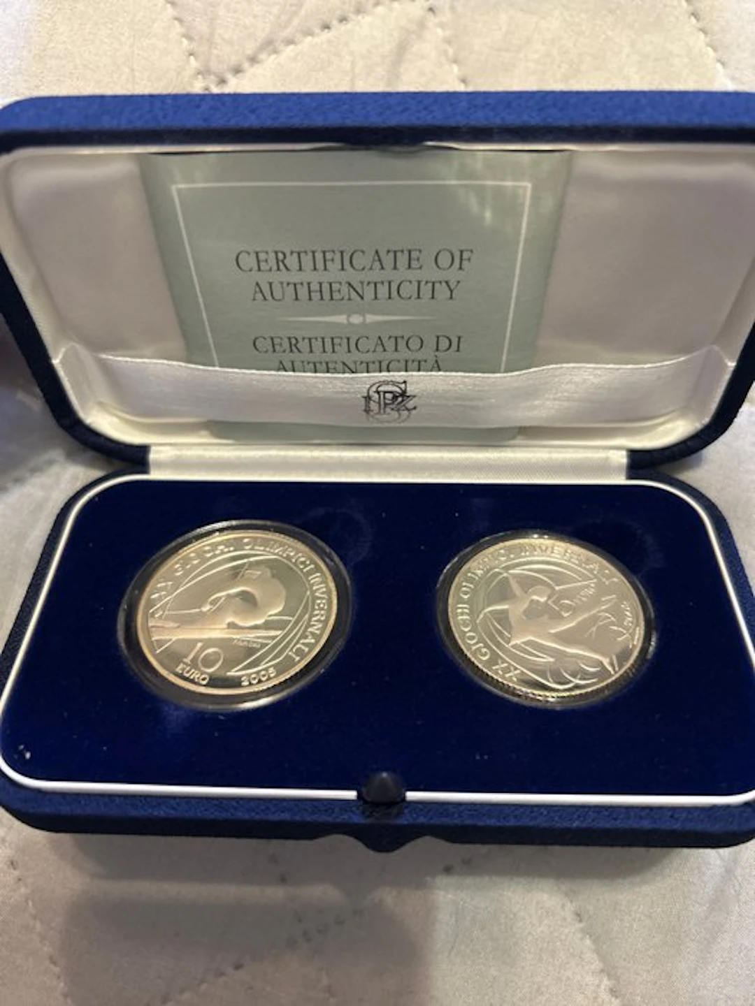 Italy. 5 Euro / 10 Euro 2006 "Giochi invernali Torino"...