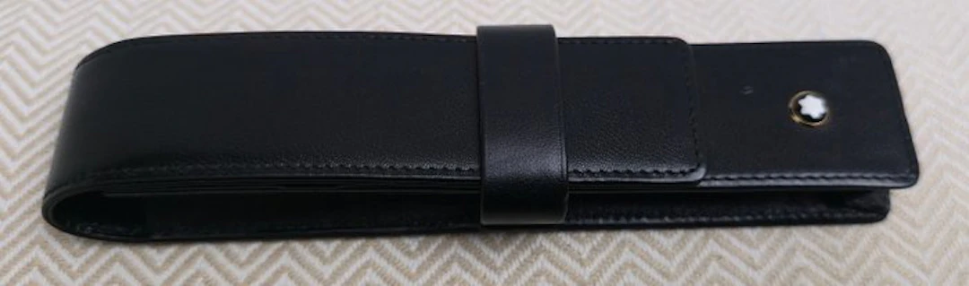 Montblanc - mont blanc funda de piel pluma boligrafo...