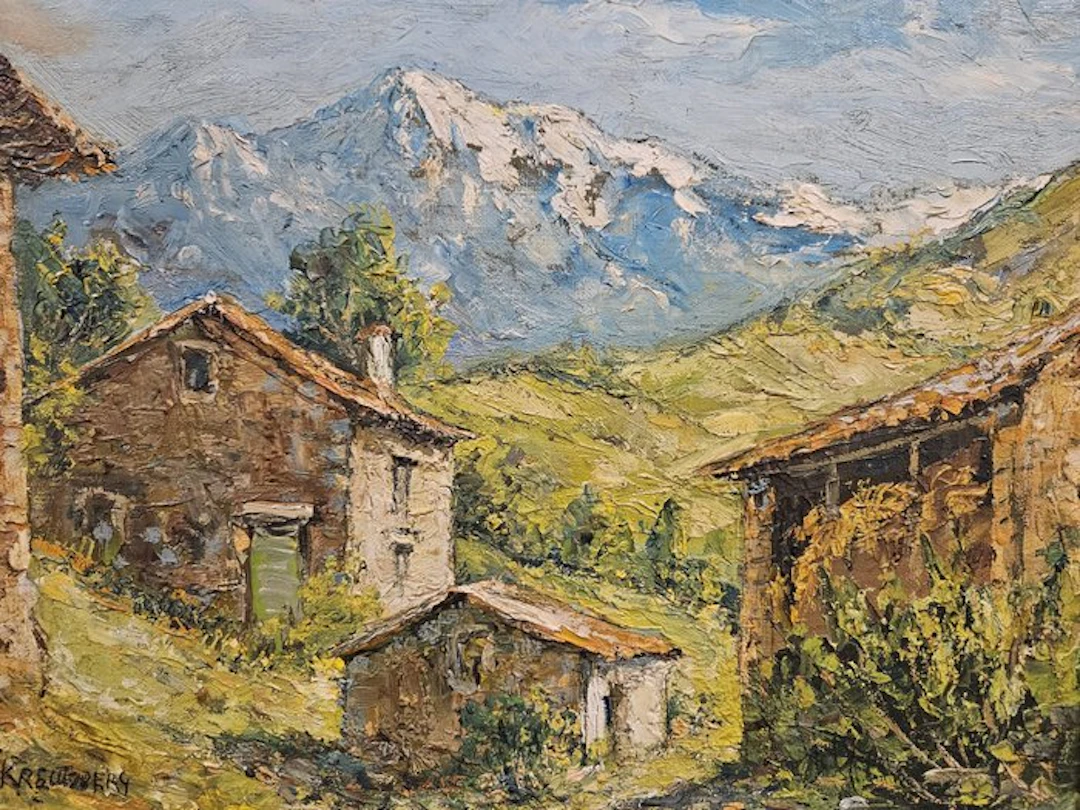 Marguerite G. Kreutzberg (1880–1973) - Paisaje alpino