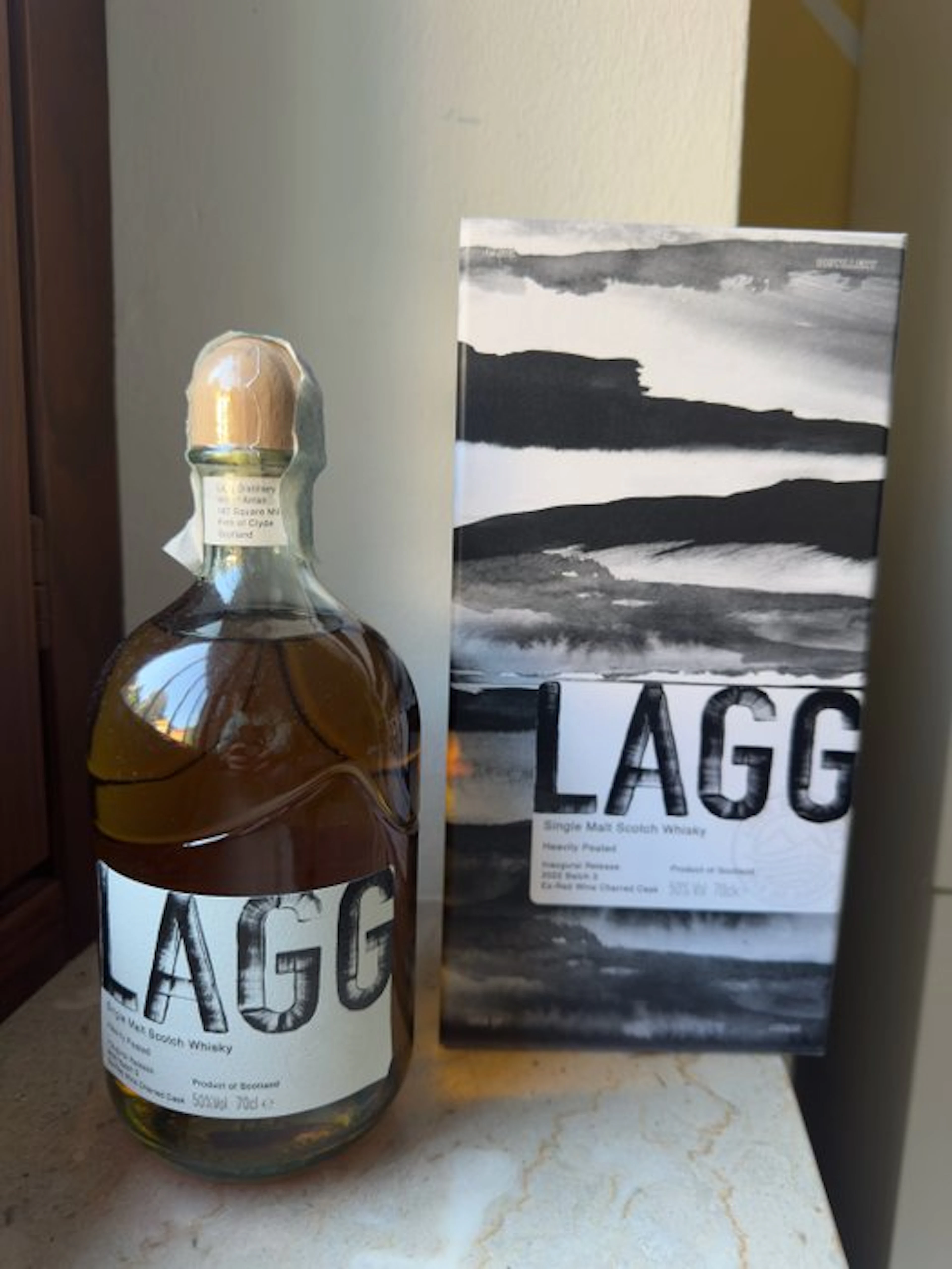 Lagg - Inaugural Release 2022 Batch 3 - Ex-Red Wine Charred Cask - 70cl