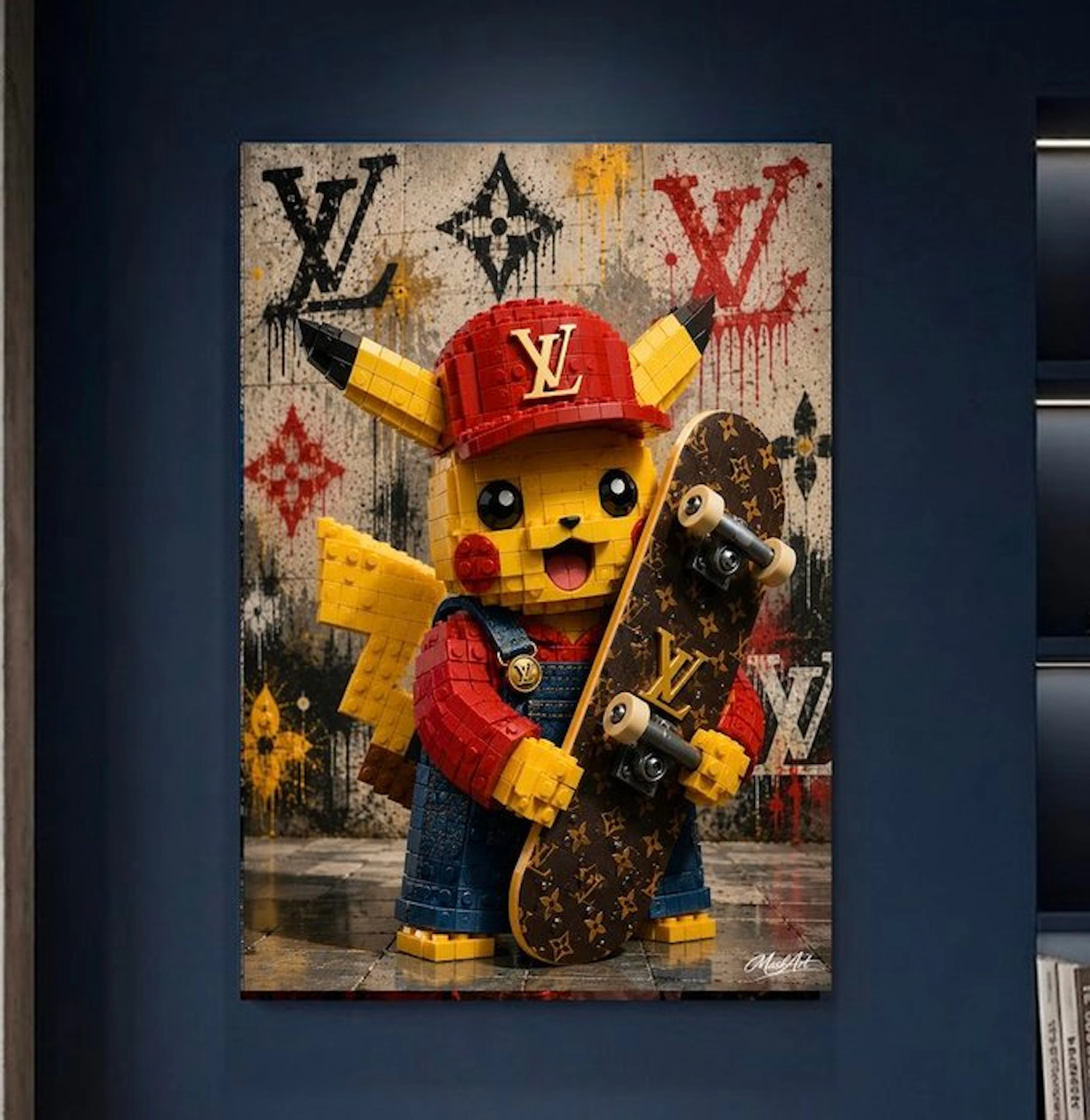 LEGO Merchandise - Art - “Pikachu – Lusso in Skate” by...