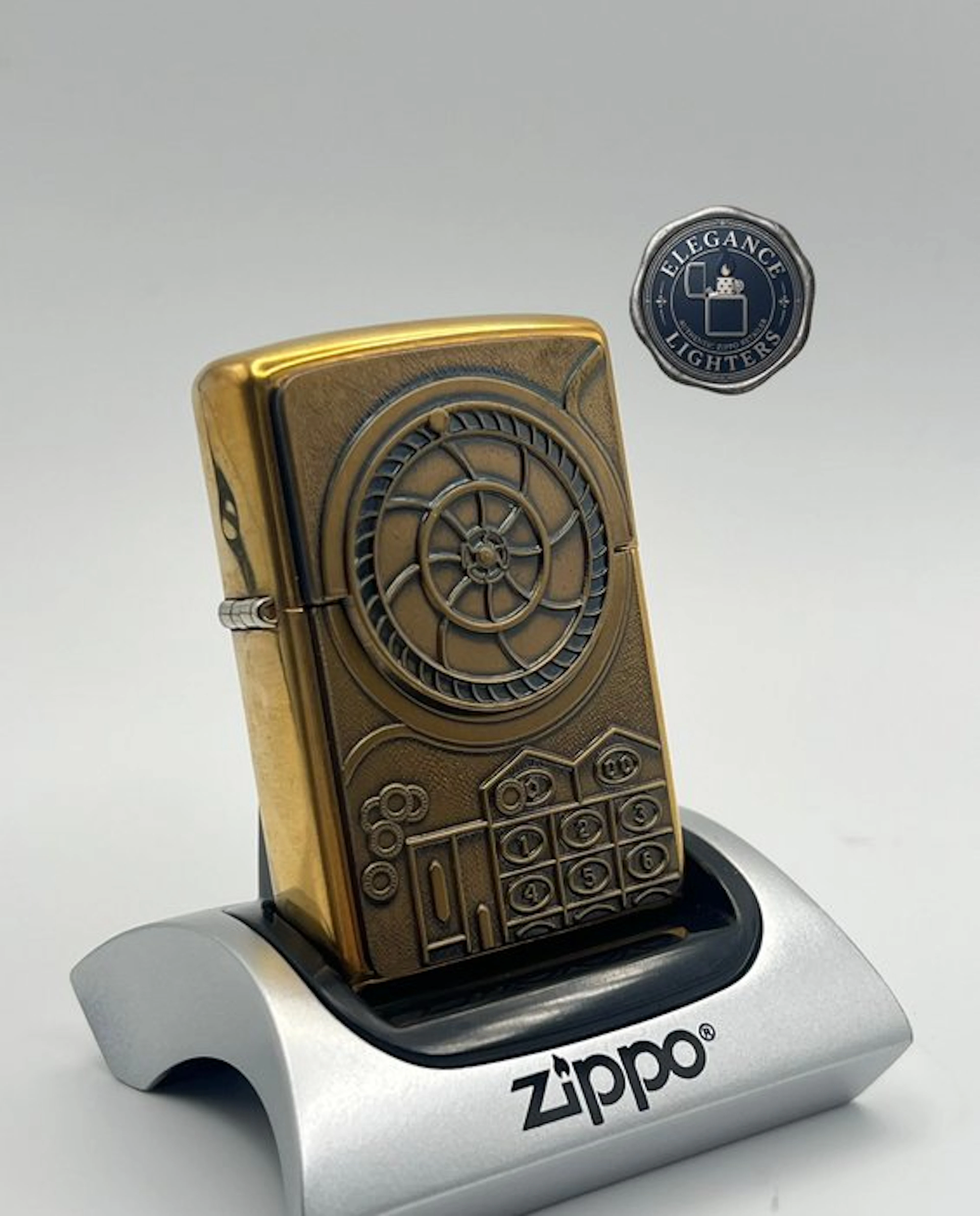 Zippo - Rare Vintage Barrett-Smythe Roulette Surprise...