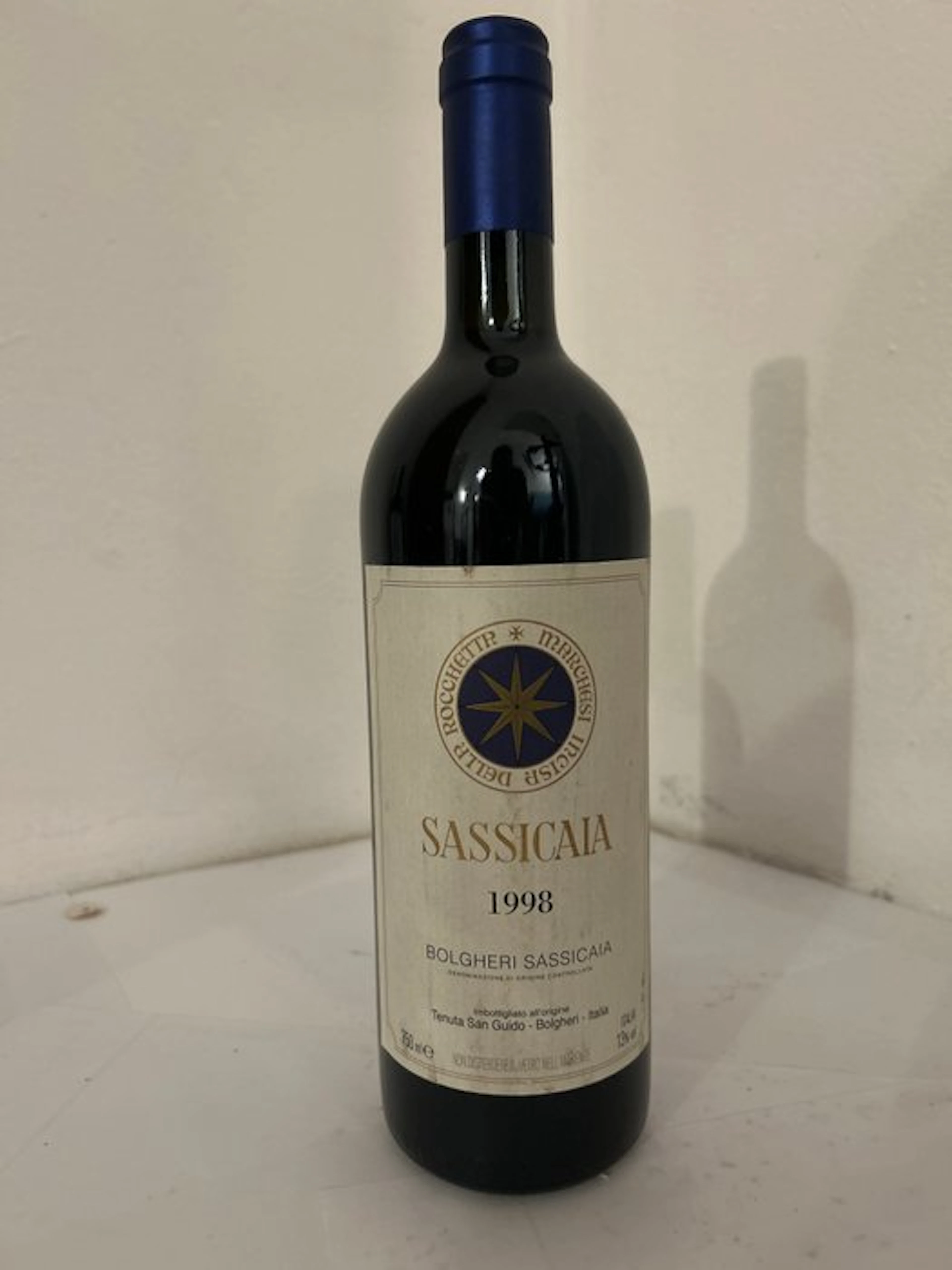 1998 Tenuta San Guido, Sassicaia - Bolgheri Sassicaia DOC - 1 Bottle (0.75L)