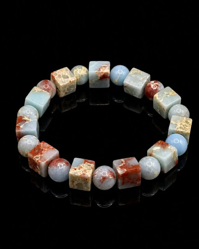Exquisite Caribbean Calcite Cubic Bracelet - Bracelet - Bracelet