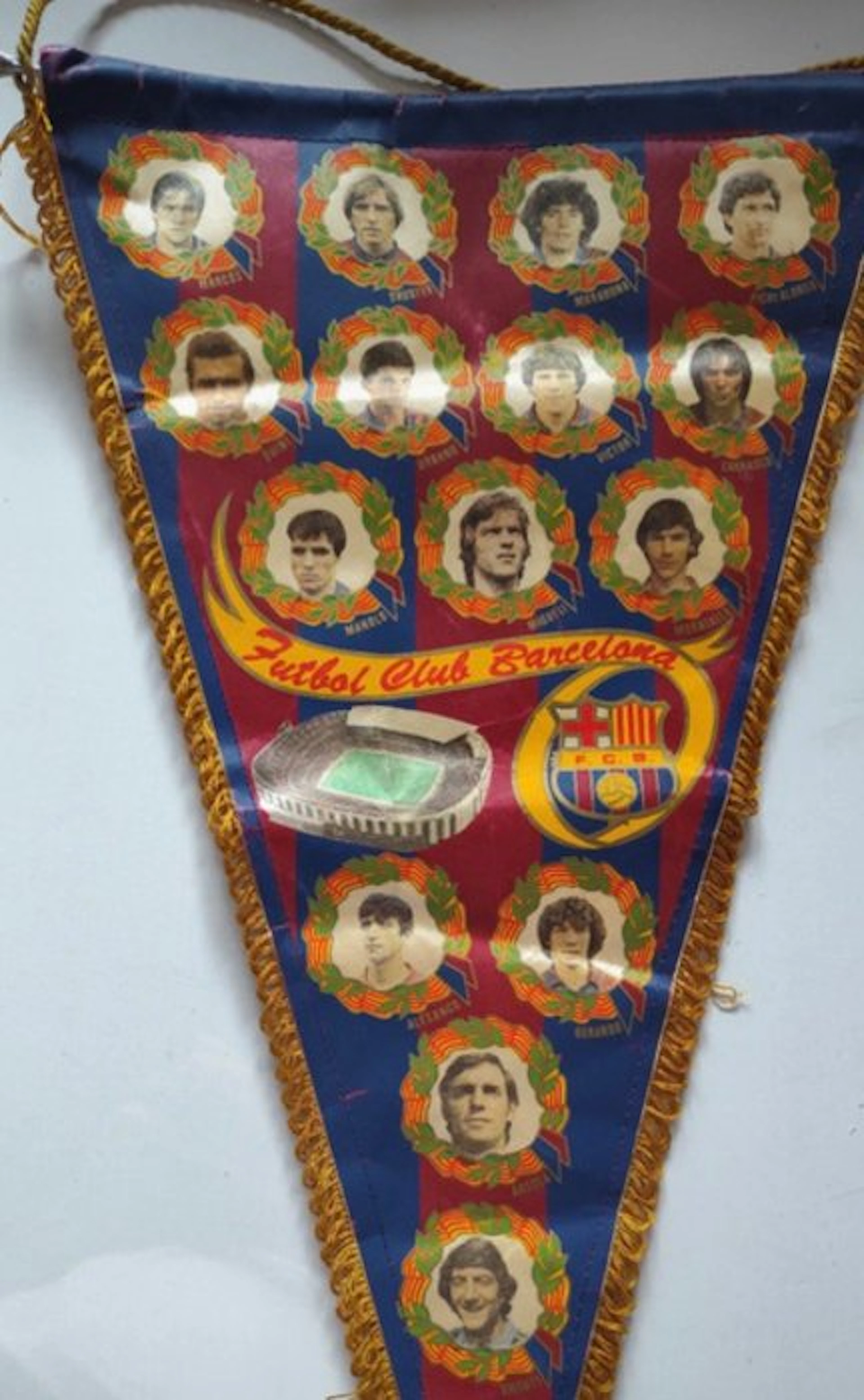 FC Barcelona - liga spagnola gagliardetto 50 cm - 1982