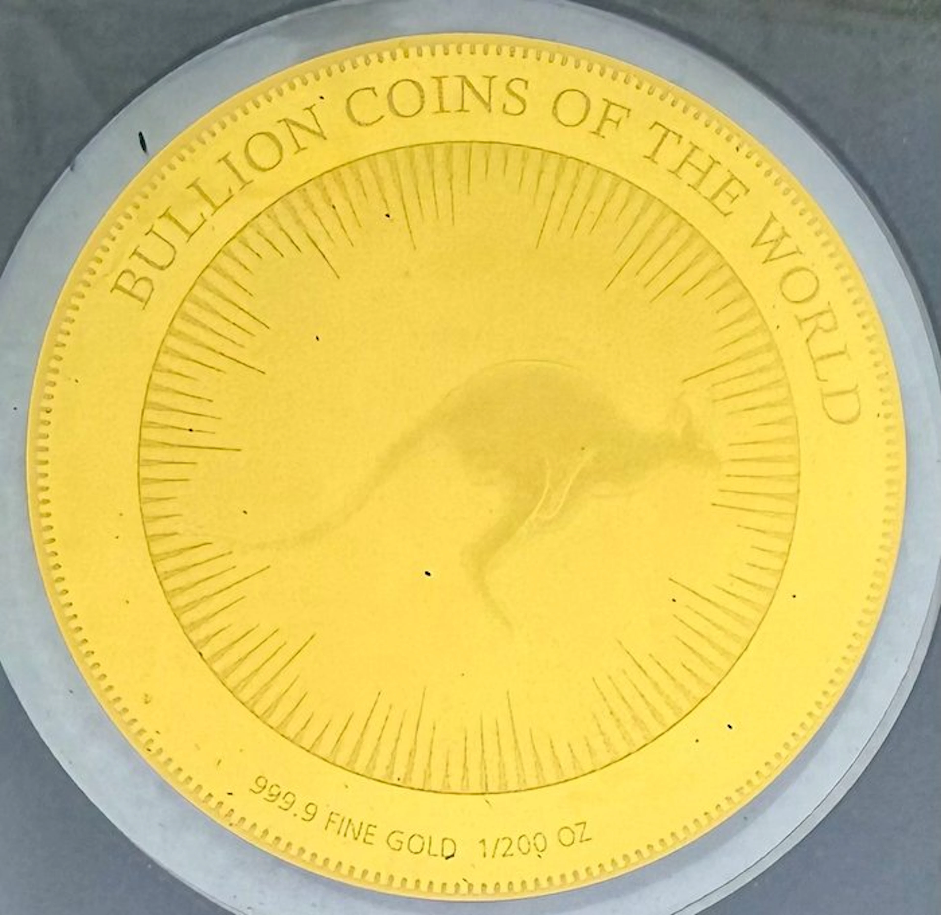 Chad. 5000 Francs 2019 Kangaroo, 1/200 oz oro (.999) (No reserve price)