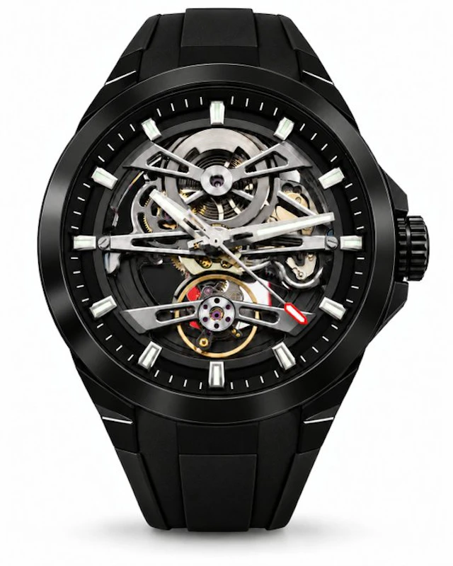 AKOR Le Locle - Noxium 01 Black — Automatic Skeleton...