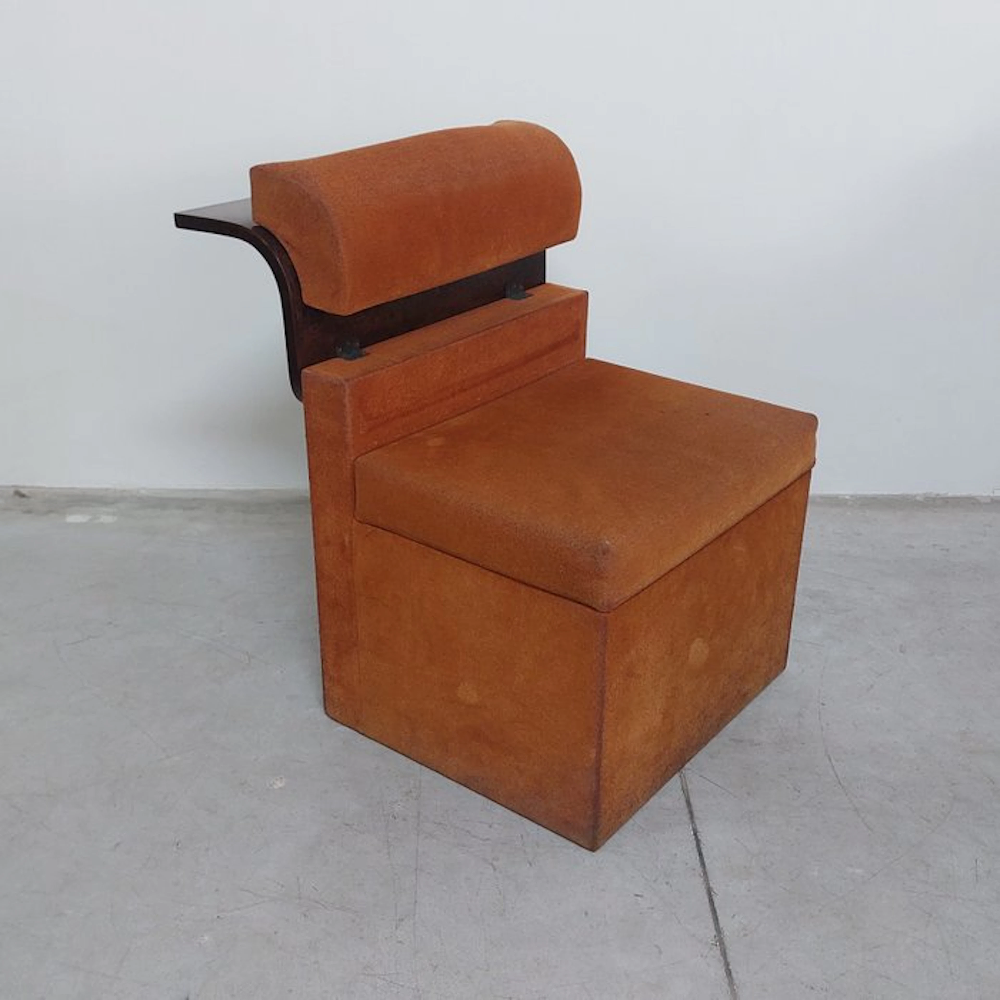 Armchair - Wood, Textile - Vintage Art Deco