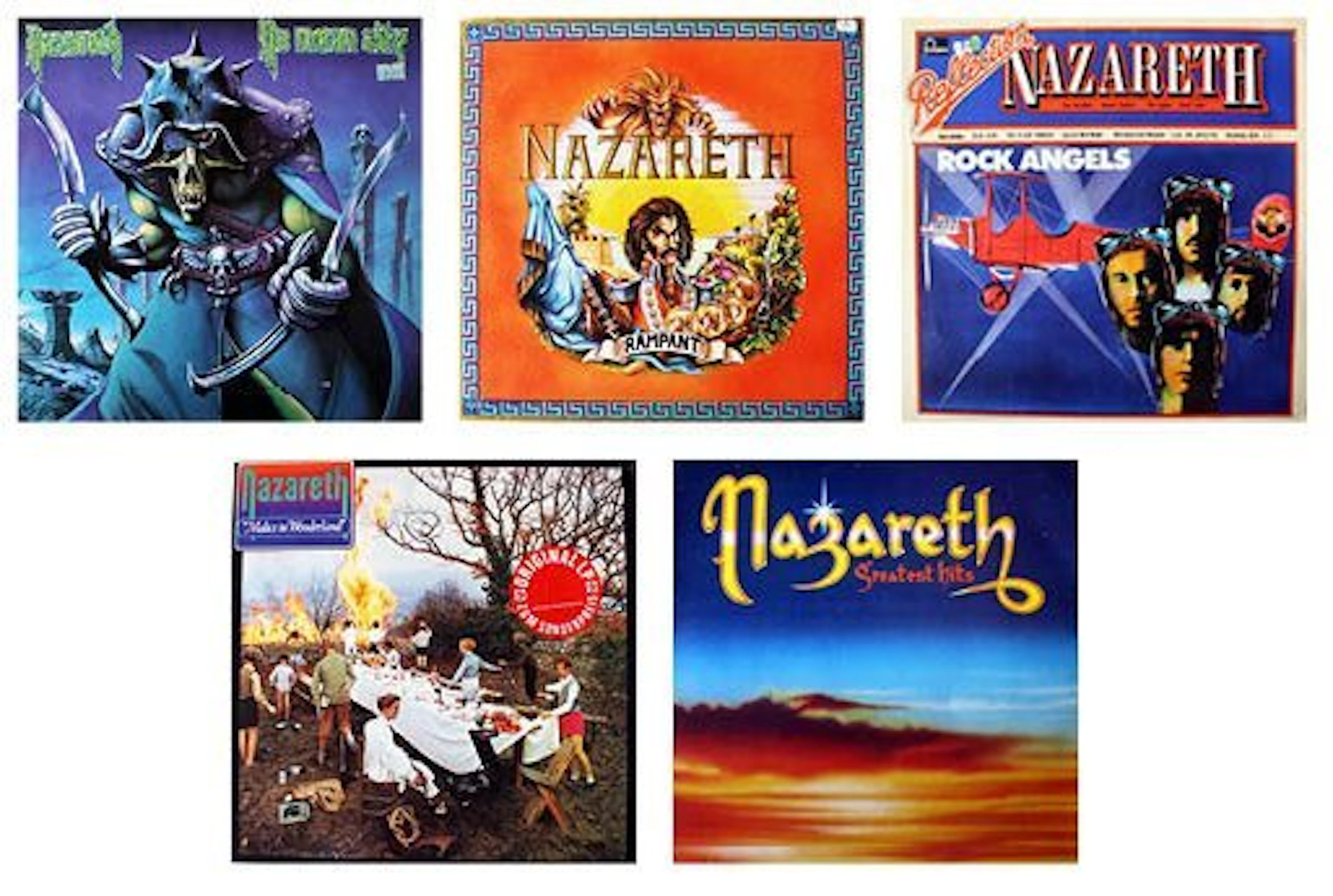 Nazareth - Excellent lot of 5 Albums - LP albums...