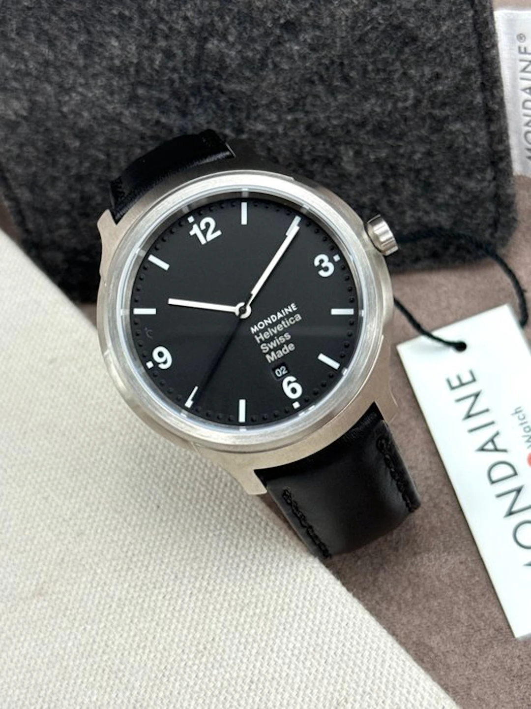 Mondaine - Helvetica No1 Bold Date - No reserve price...