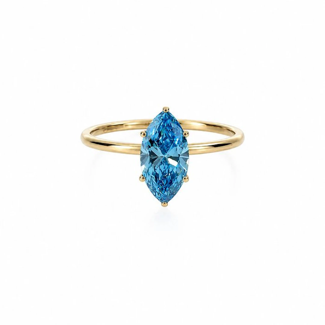No reserve price - Ring - 14 kt