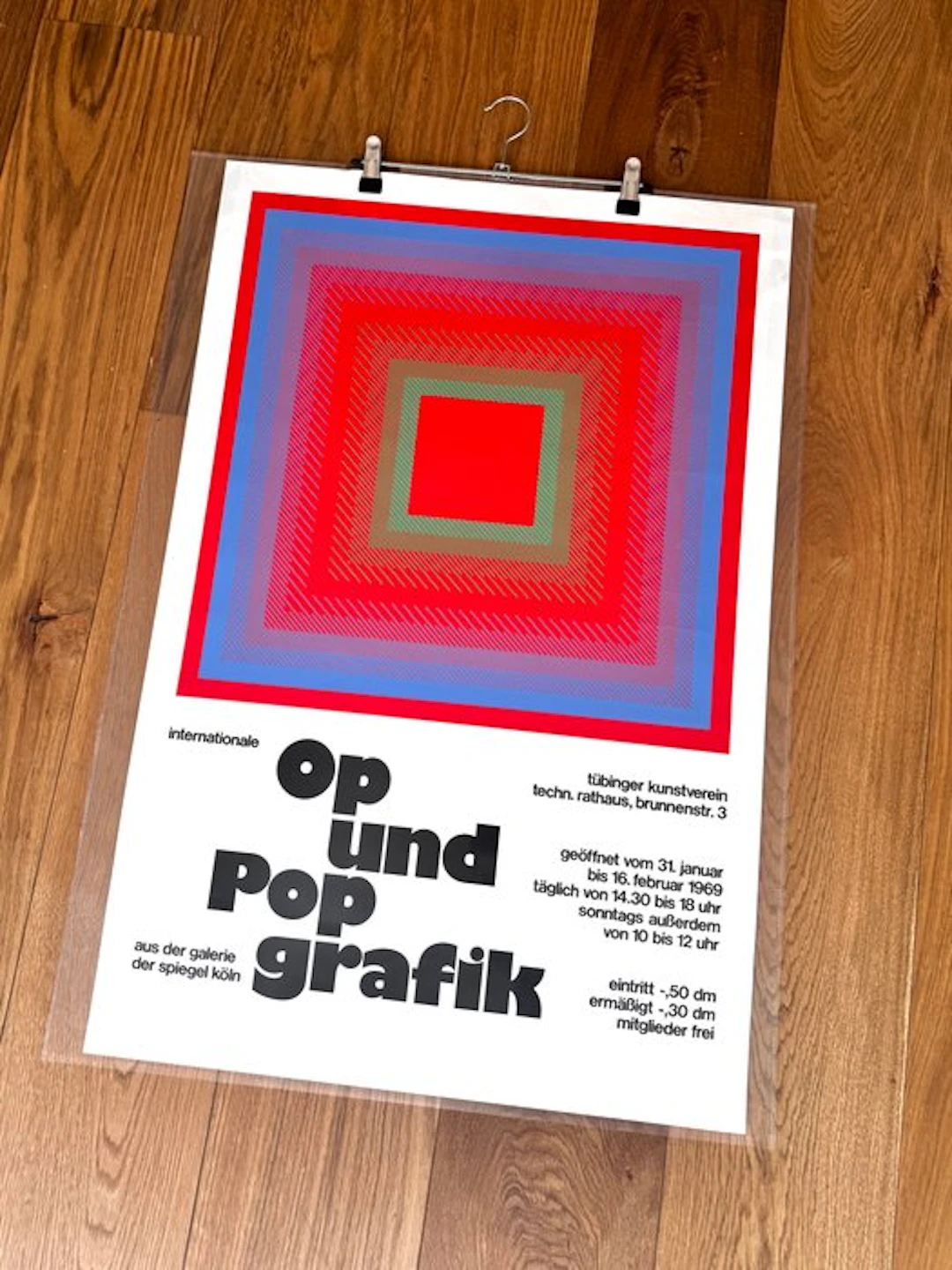 Richard Anuszkiewicz - On und Pop Grafik - Art Exhibition Poster