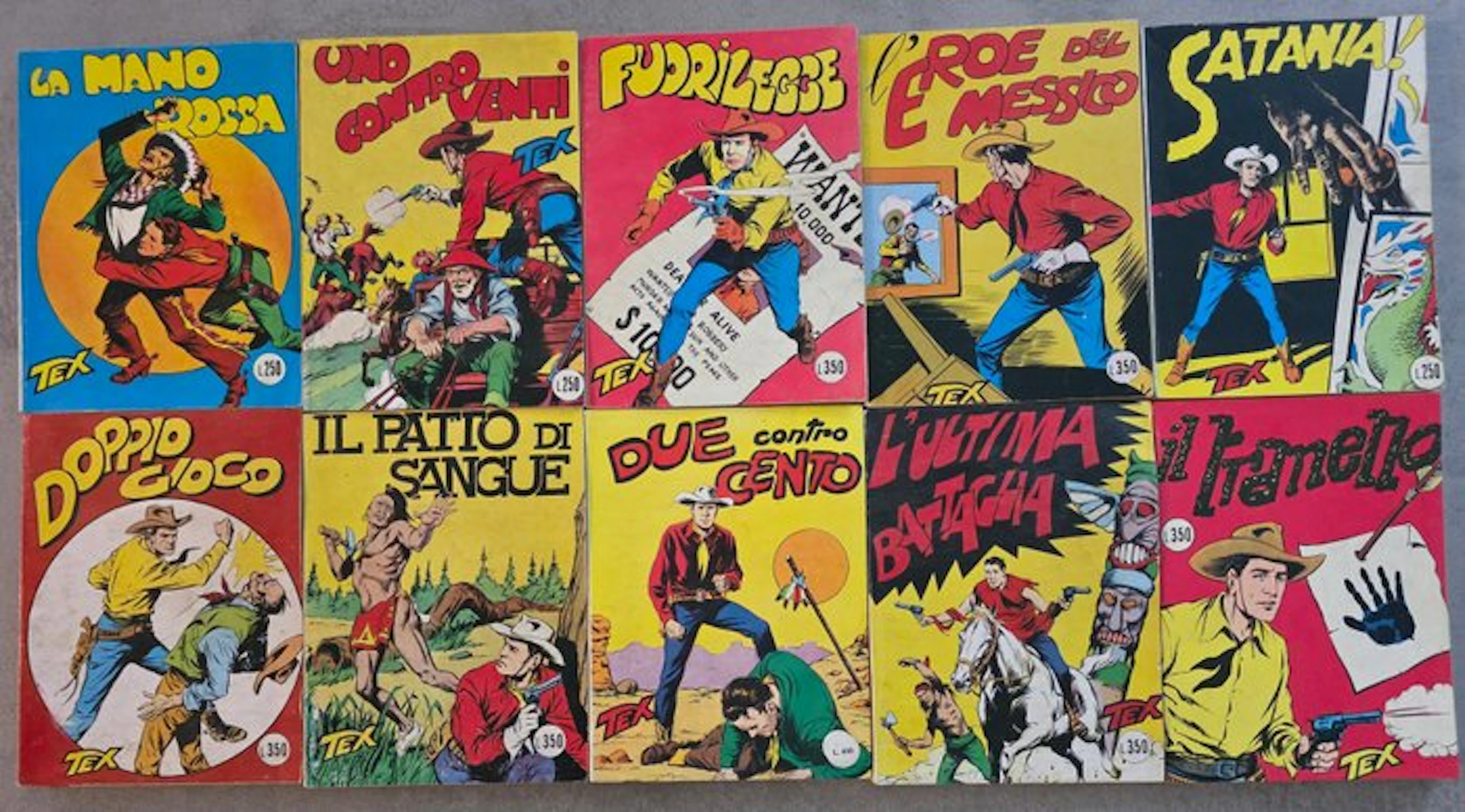 Tex nn. 1/99 - Sequenza completa - 99 Comic - Various editions