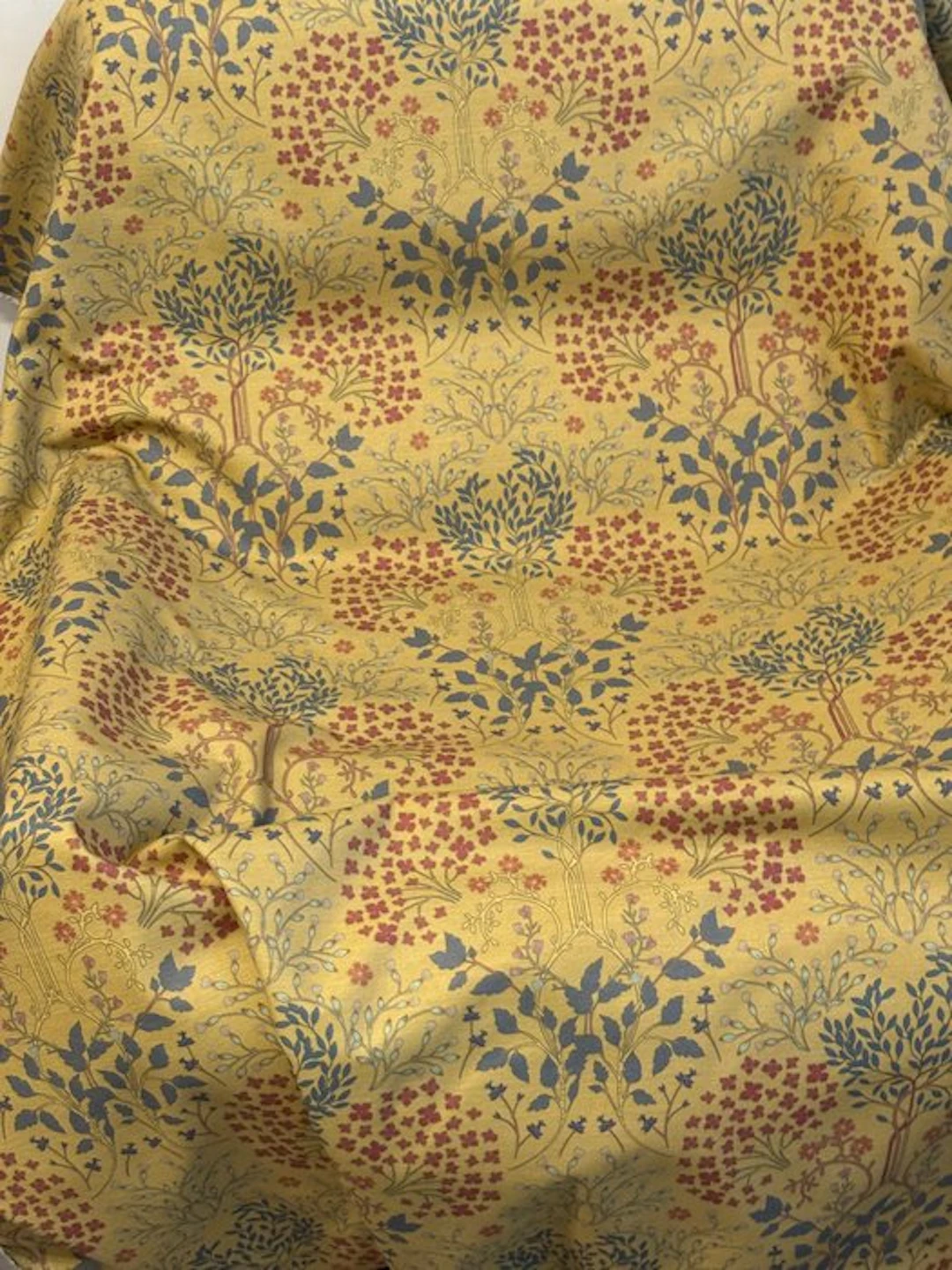 Cotton upholstery fabric GCFabrics – Botanical floral...