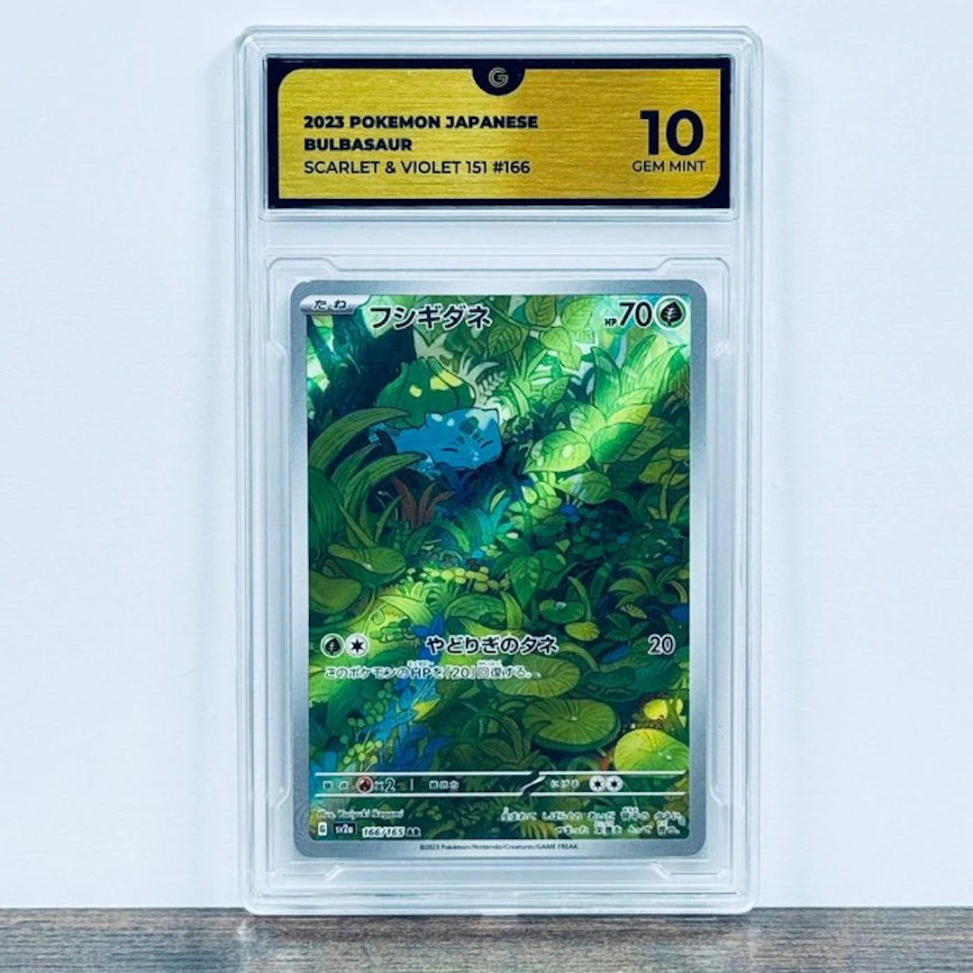 Pokémon Graded card - Bulbasaur 166 – Pokémon - GG 10