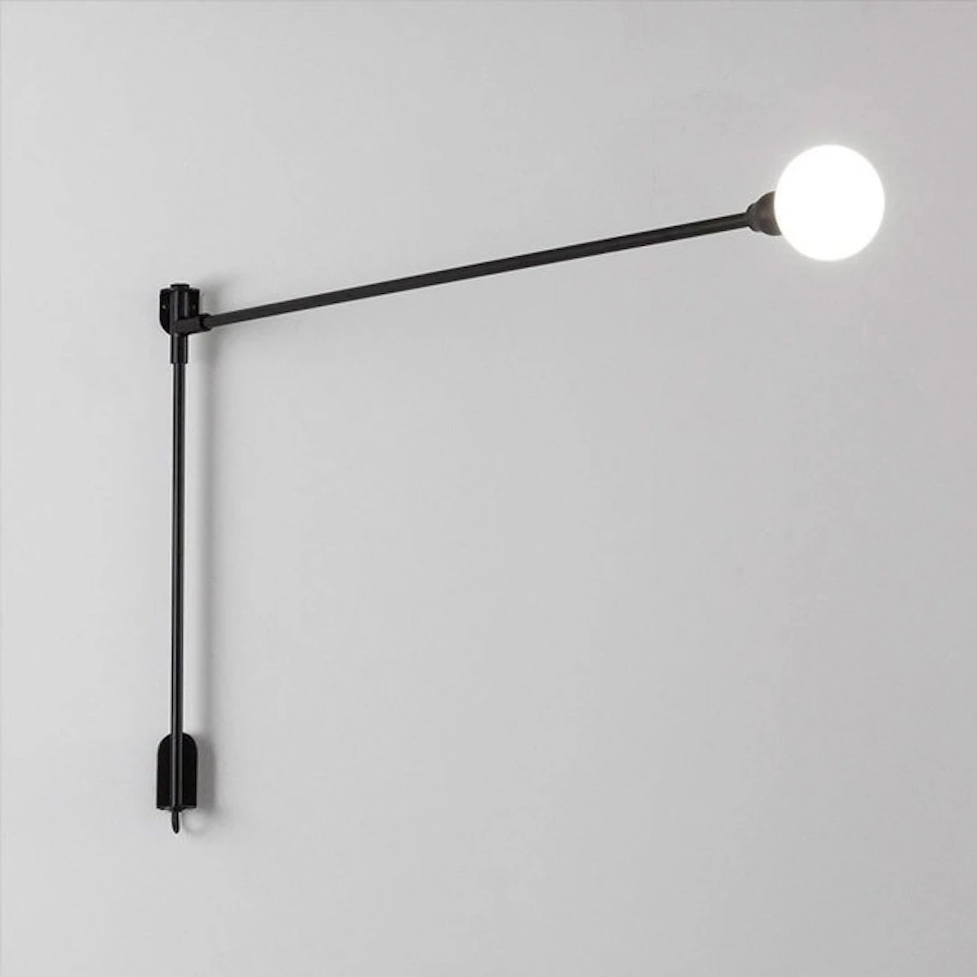 Charlotte Perriand - Wall lamp - Mini Swivel Wall Lamp - Metal, glass