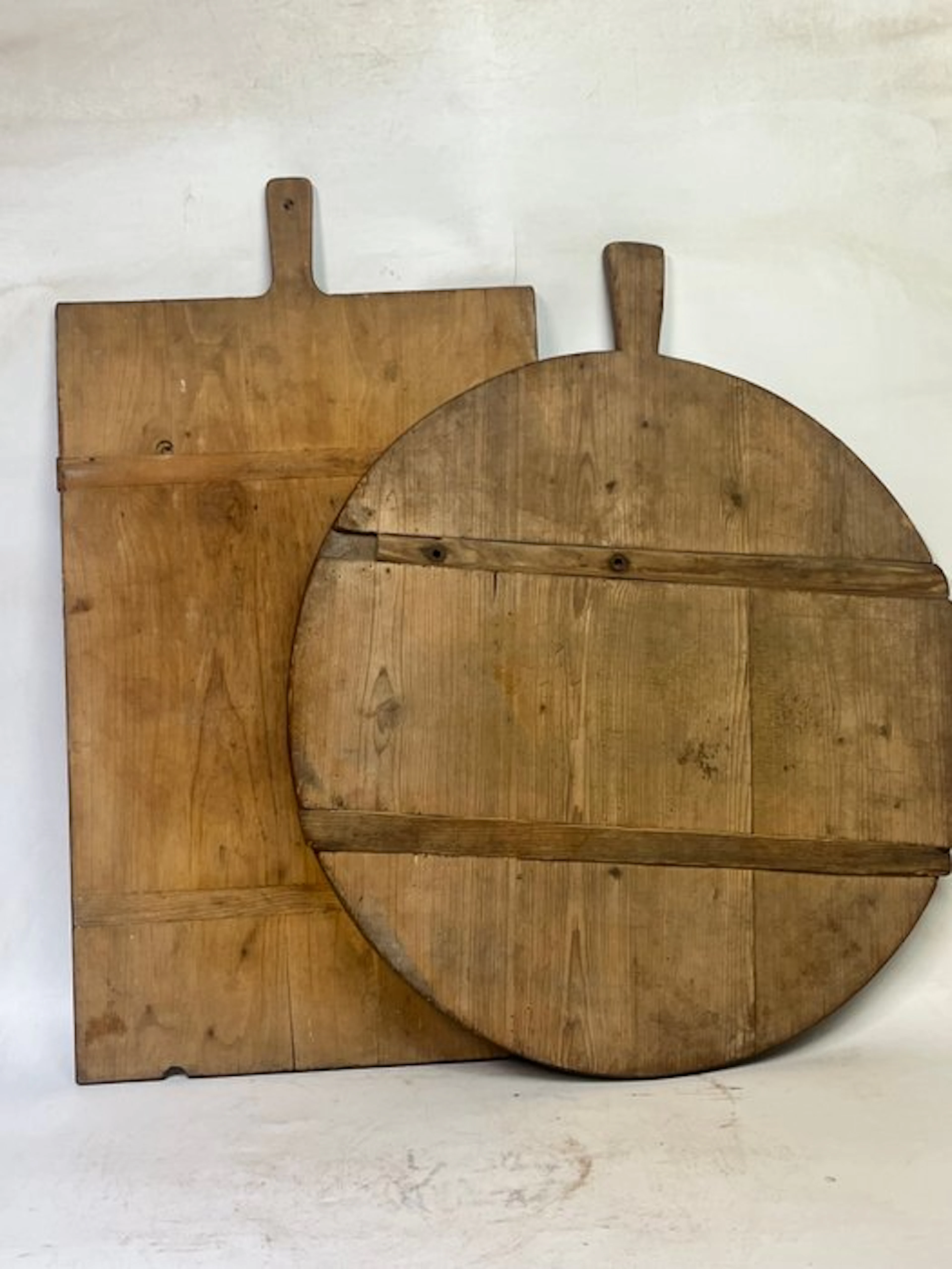 Salver (2) - Wood - old bakers' boards
