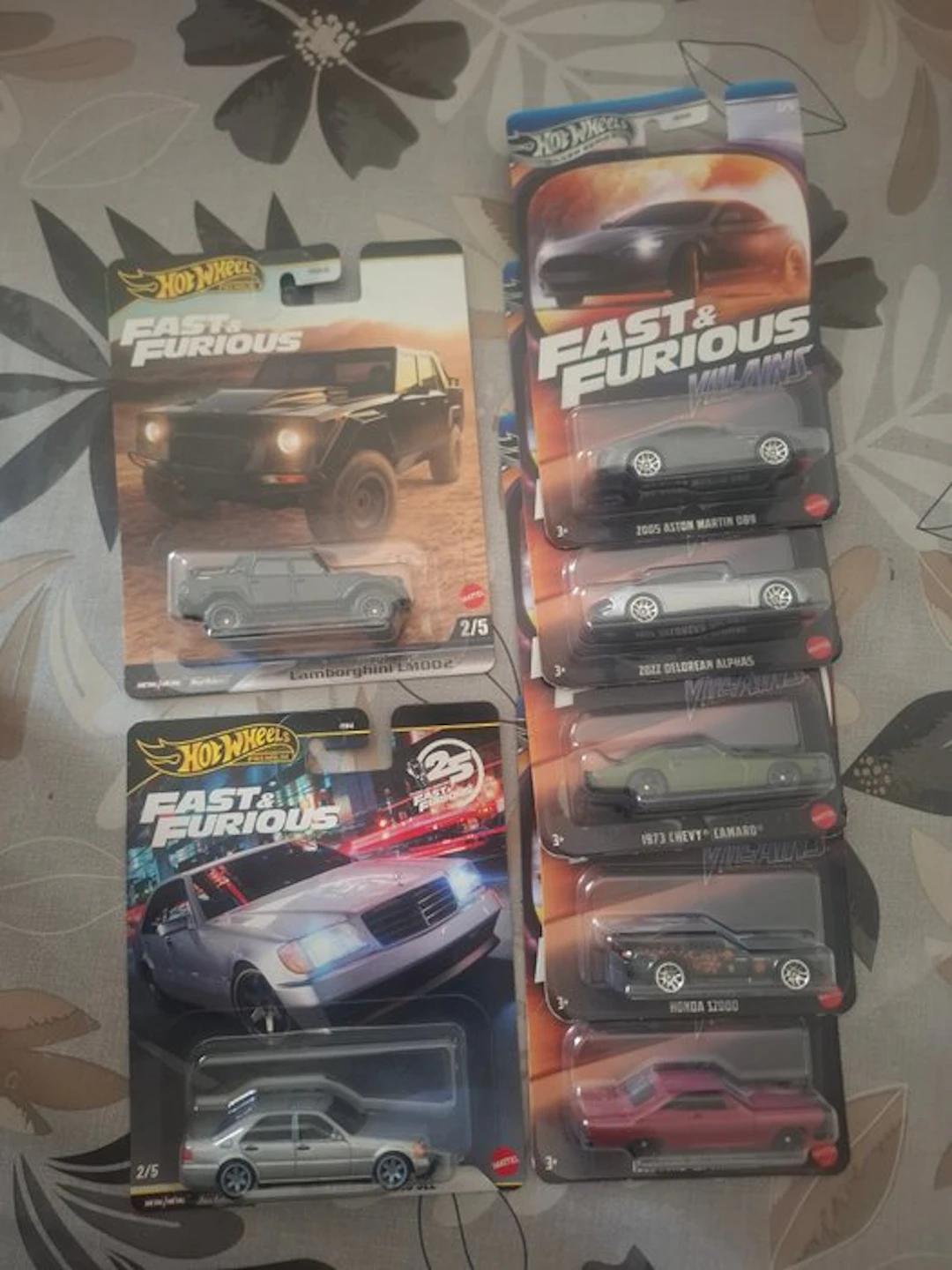 Hot Wheels 1:64 - Model sports car (7) - Fast & Furious collezione Hot Wheels