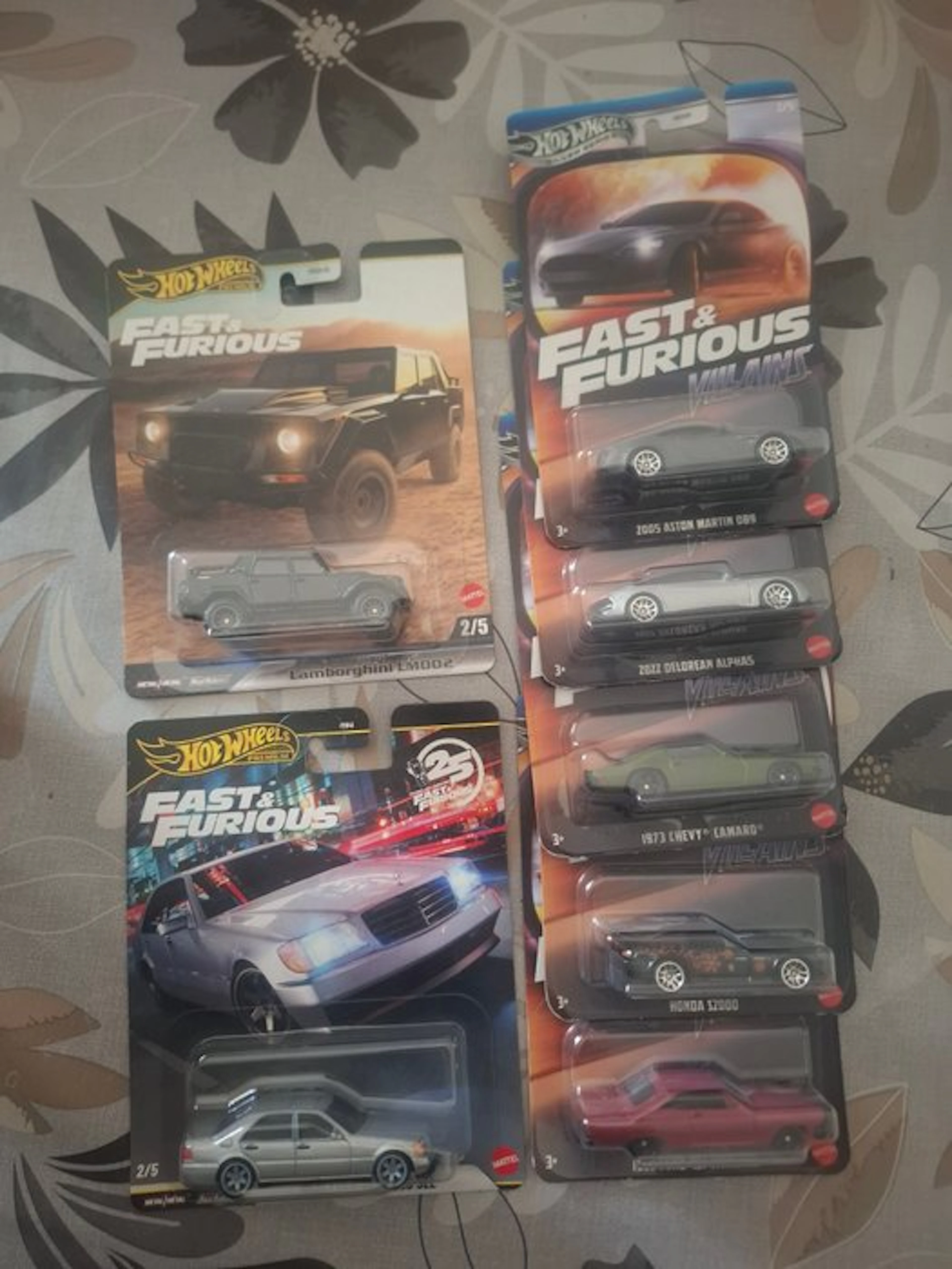 Hot Wheels 1:64 - Model sports car (7) - Fast & Furious collezione Hot Wheels