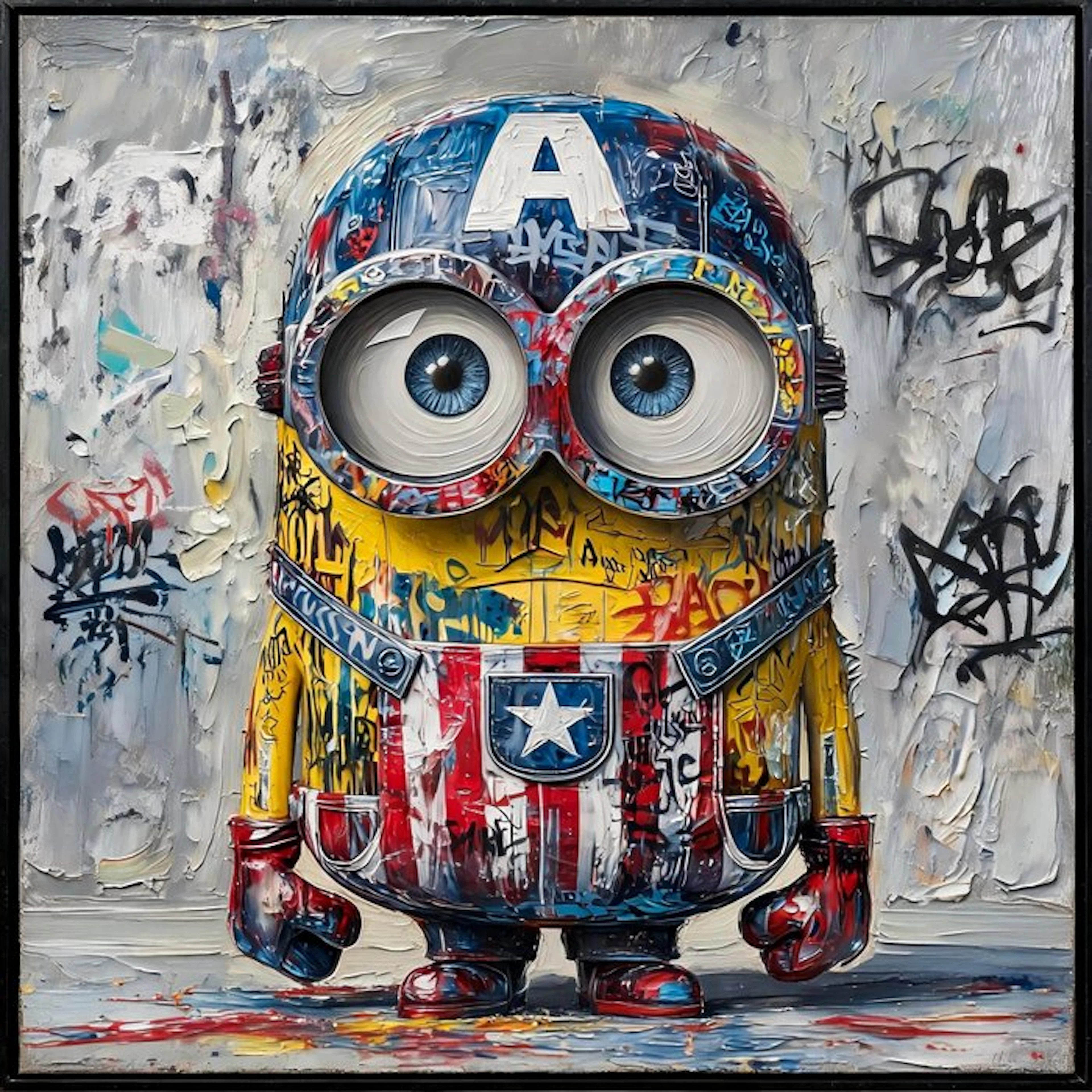 Urban3DArt (1971) - Minion Graf captain Limited Edition Art Numérique mixte