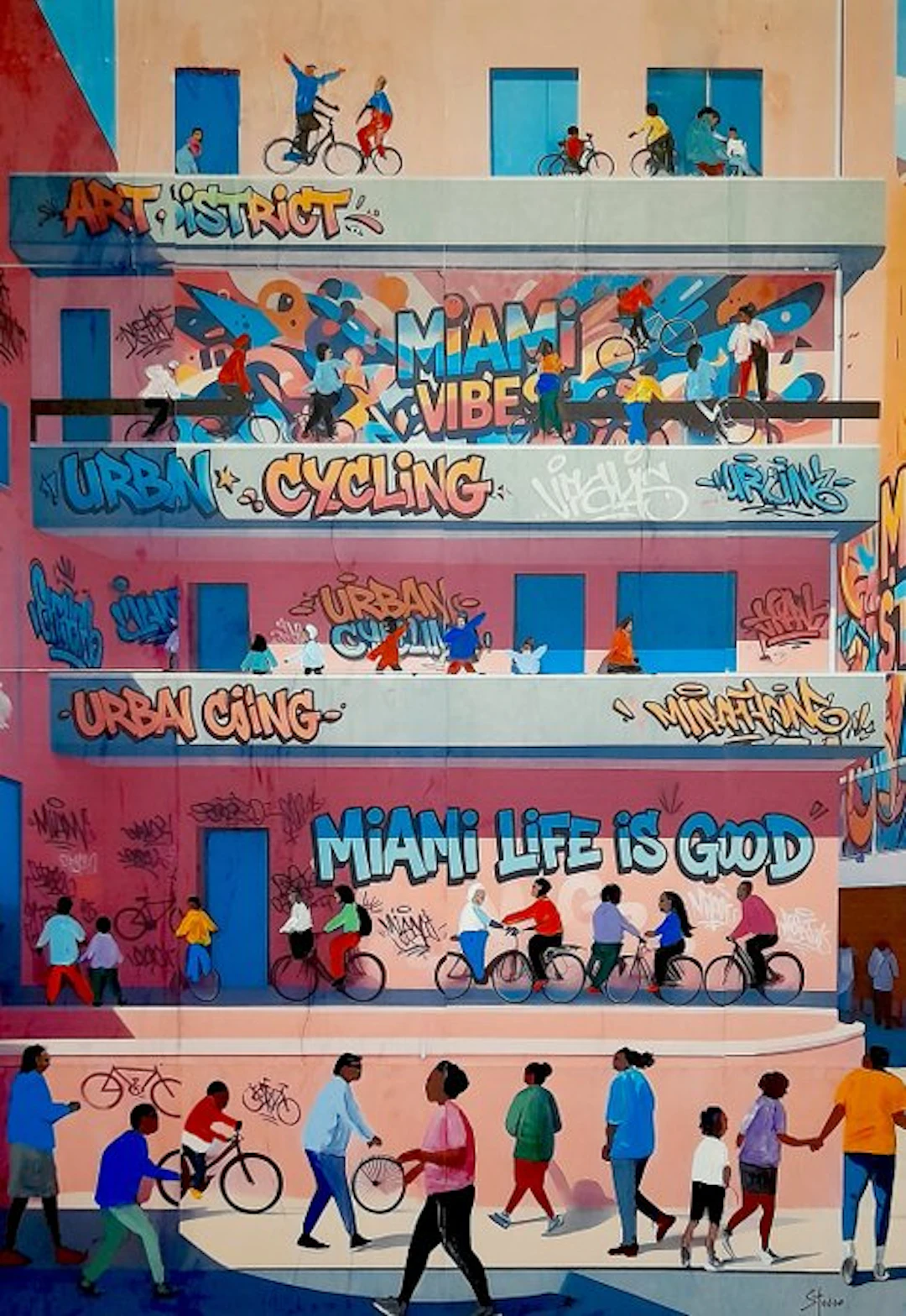 Giorgio Stocco - Urban cycling- opera unica