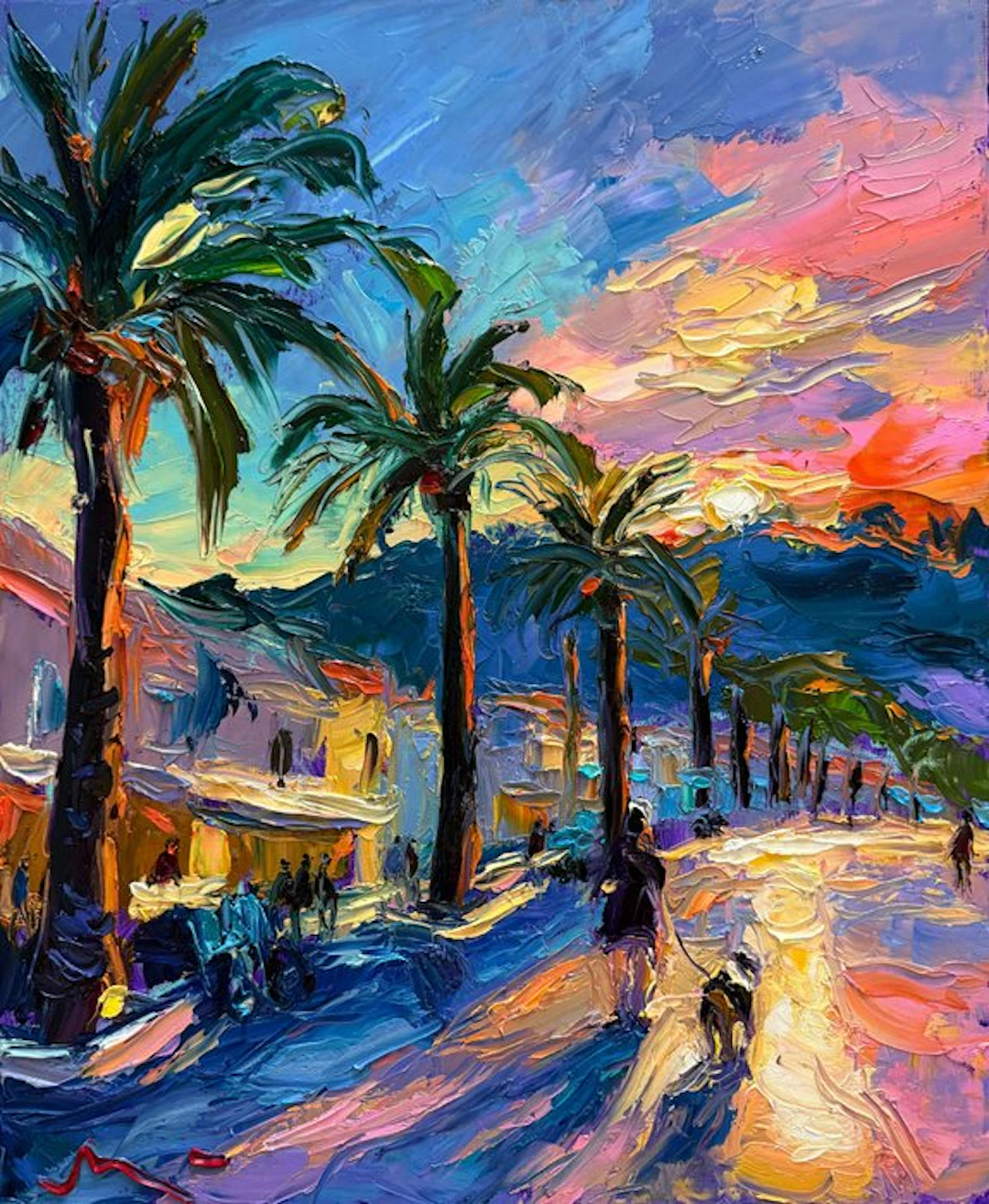 Ludovic Labbé - Matin sur la promenade des Anglais, Nice