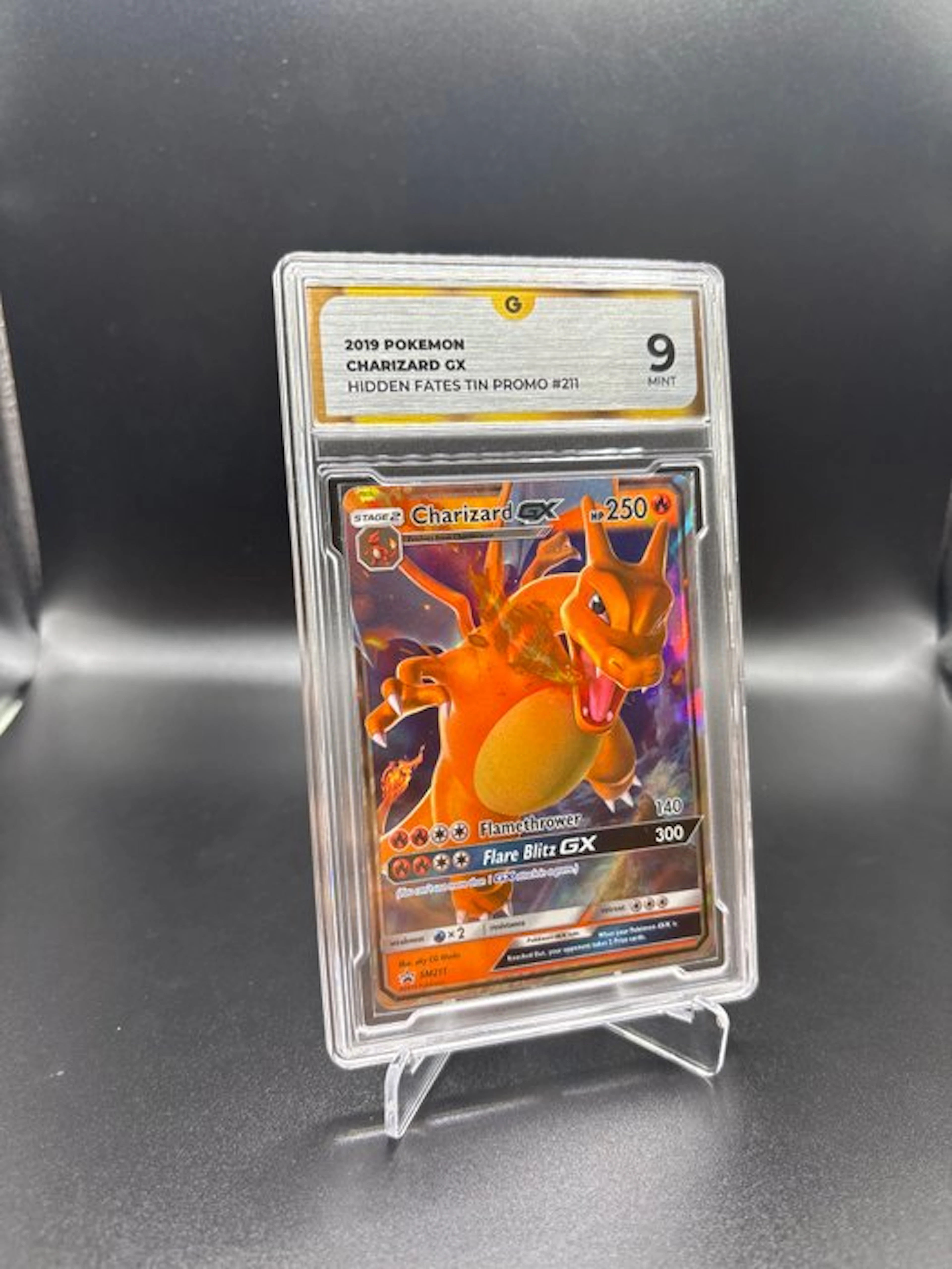 Pokémon - 1 Graded card - Charizard 211 Promo card - GG 9...
