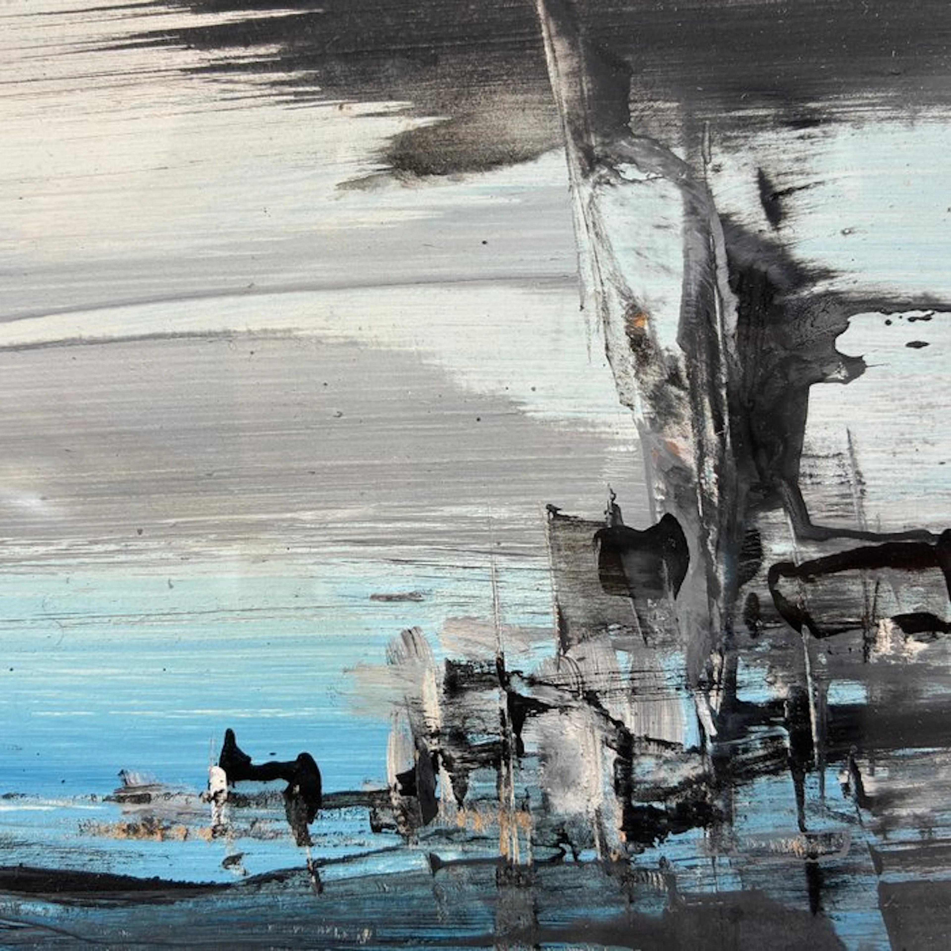Ricardo Benaim (1949) - Abstraction - Marine (vendu sans prix de réserve)