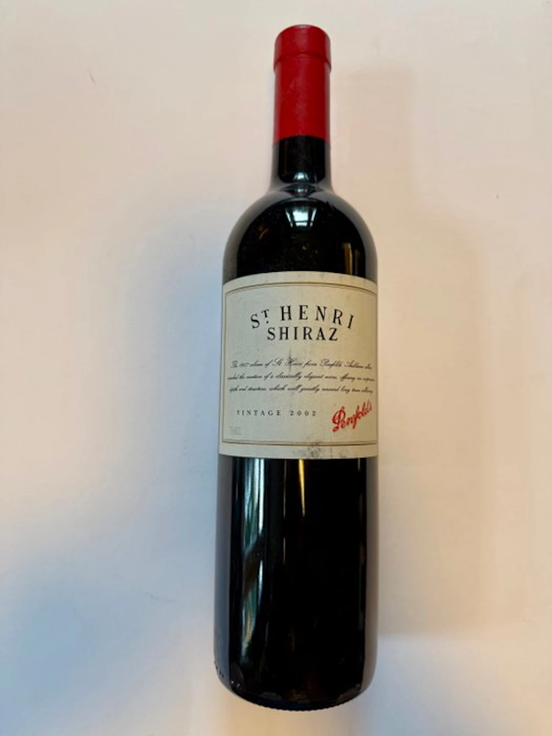2002 Penfolds, St. Henri Shiraz - South Australia - 1 Bottle (0.75L)
