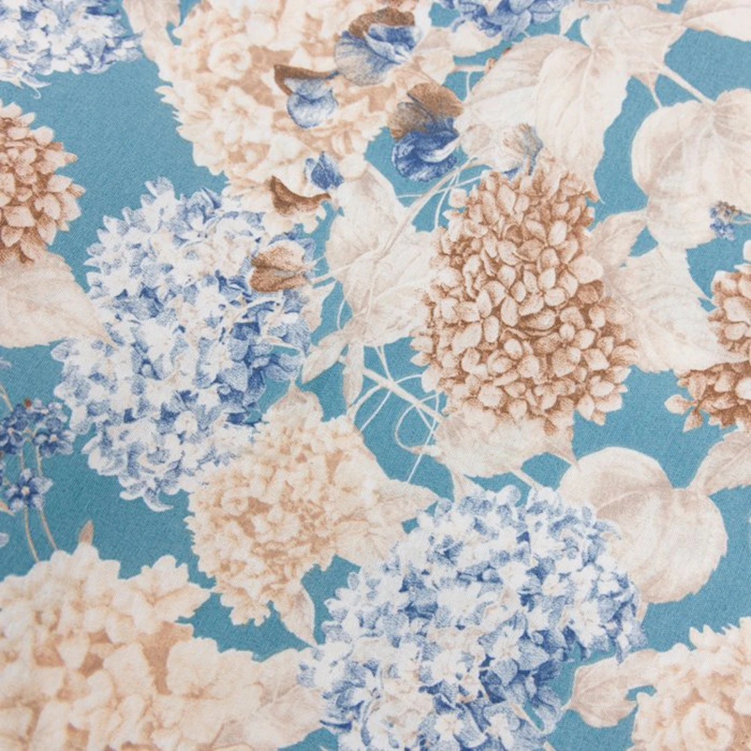 BA263 - Floral Fabric with Hydrangeas – Decorative...