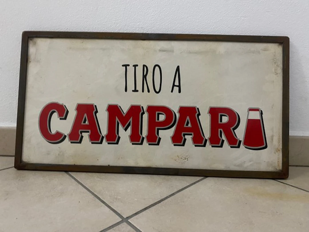 Sign - Campari - Plaque - Iron