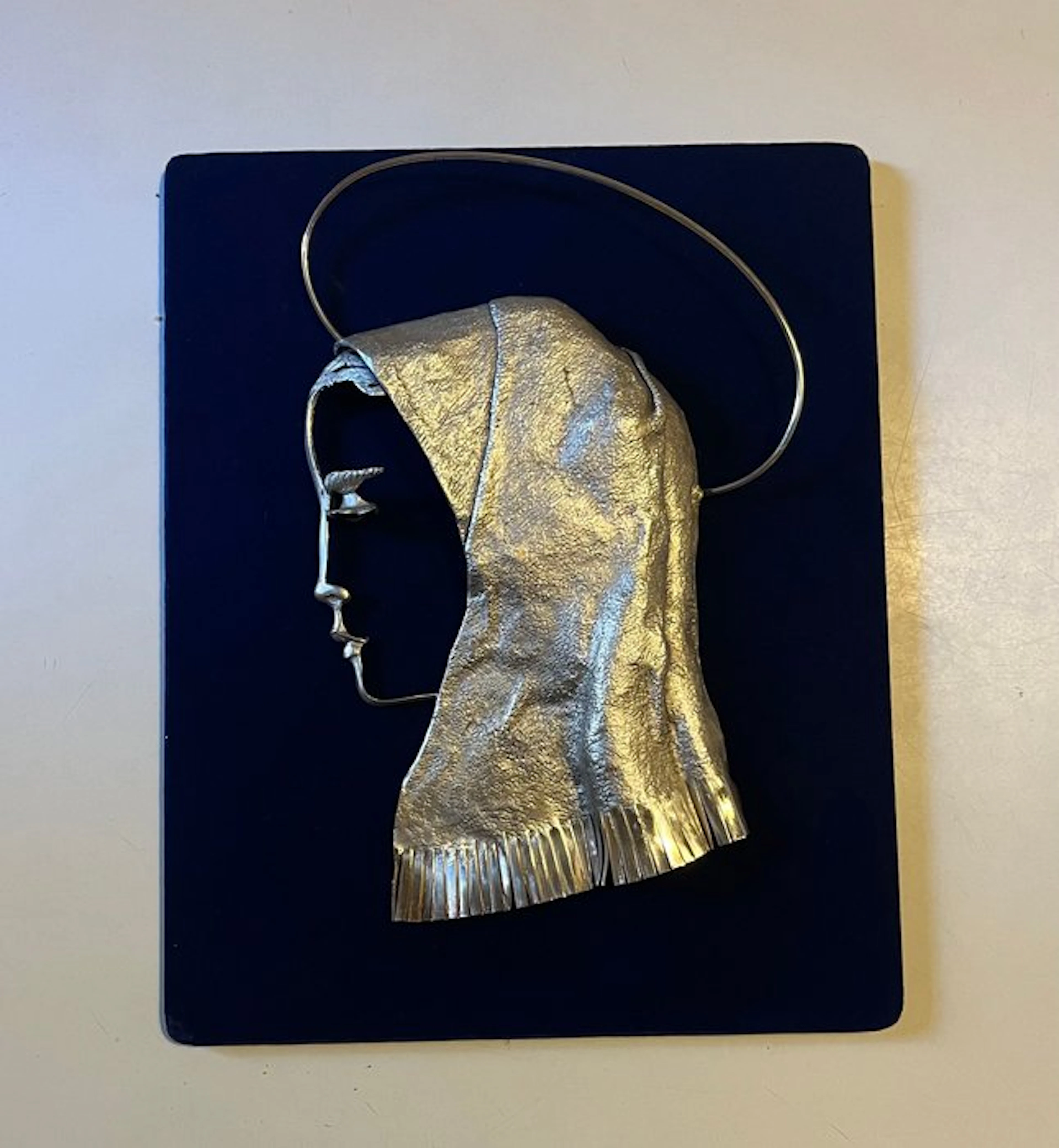 Sculpture, Madonnina - 30 cm - .925 silver, .800 silver