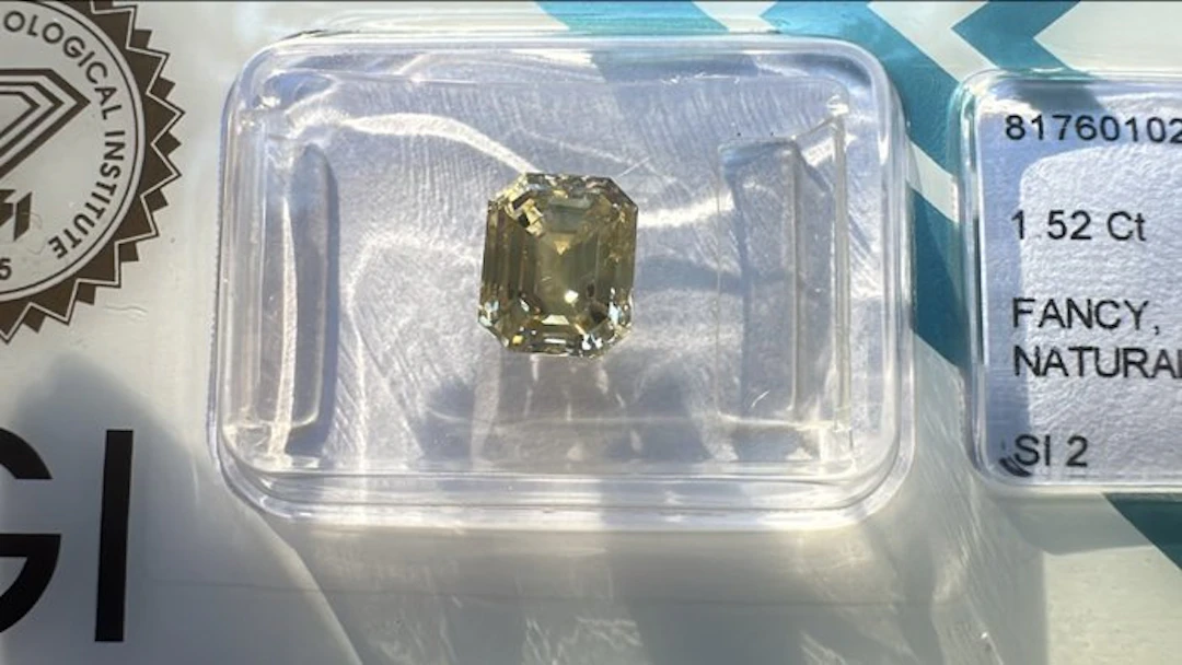 1 pcs Diamond (Natural) - 1.52 ct - Emerald - SI2...