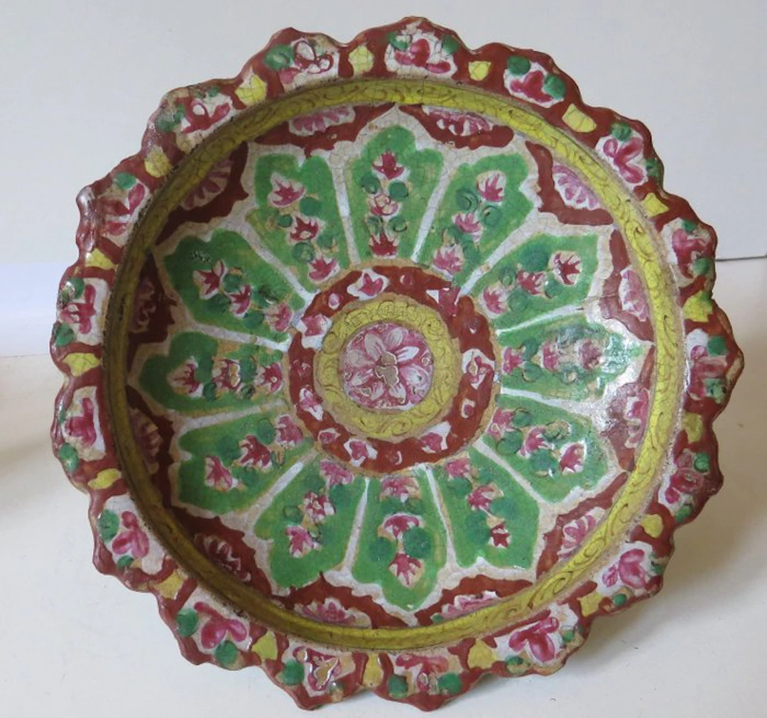 offering bowl - Ceramic - Thailand - Bencharong 1830