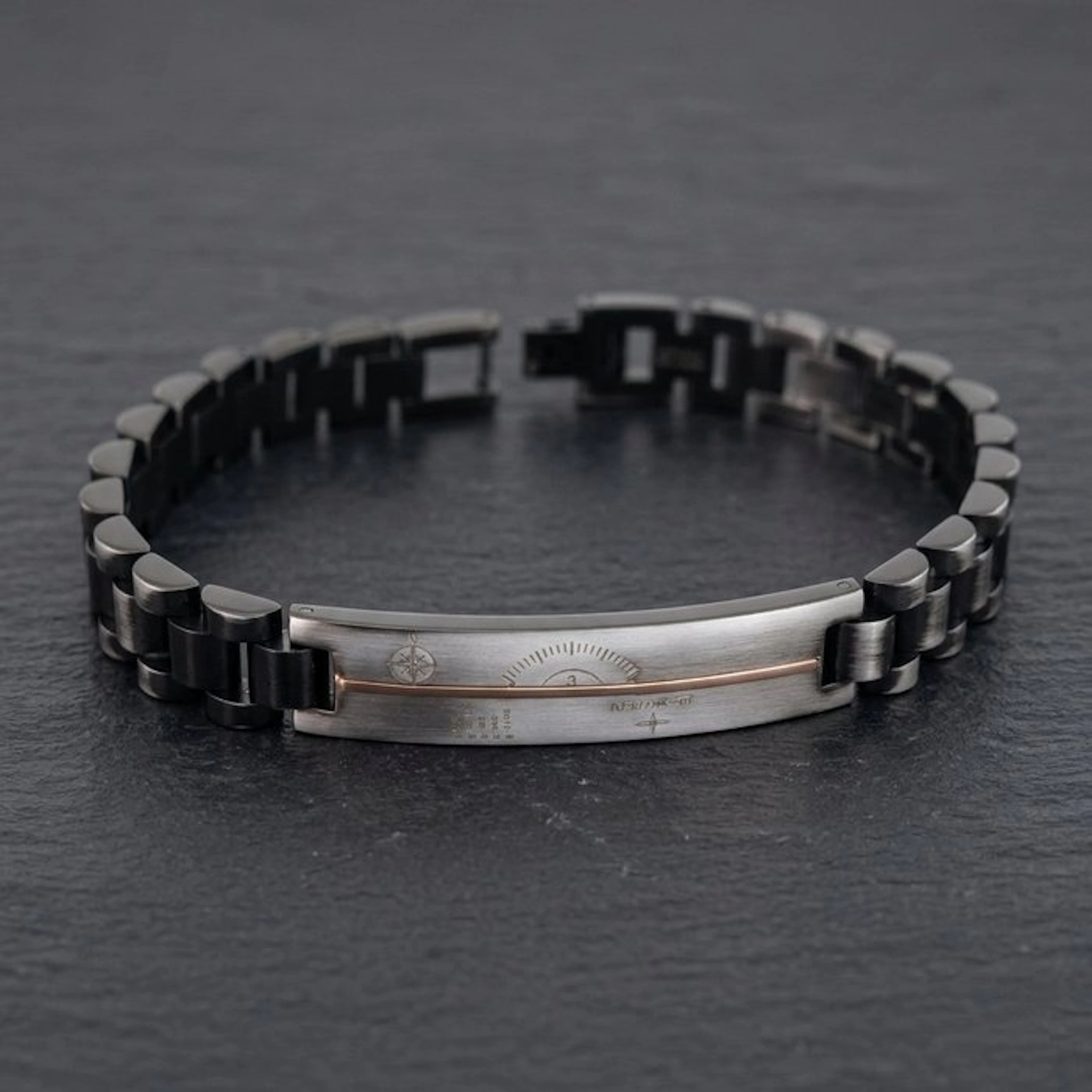 18 kt. - Base bracelet in surgical steel, Yellow gold - Bracelet -