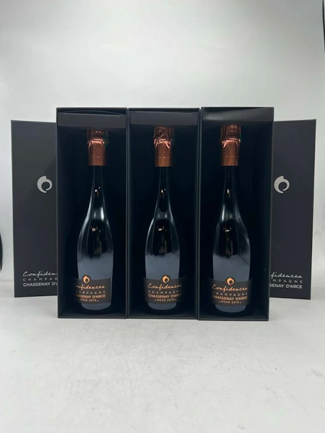 2015 Chassenay D'Arce Confidences Rosé - Champagne Brut - 3 Bottles (0.75L)
